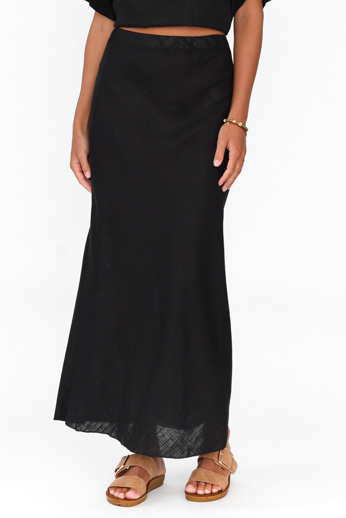 Malva Black Maxi Skirt