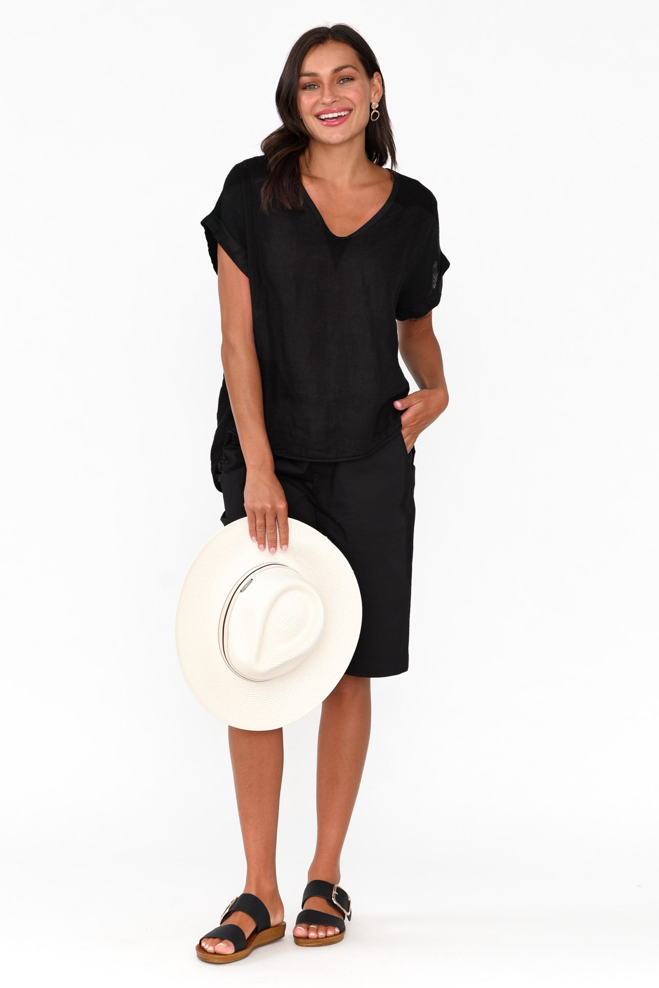 Wilson Black Cotton Short