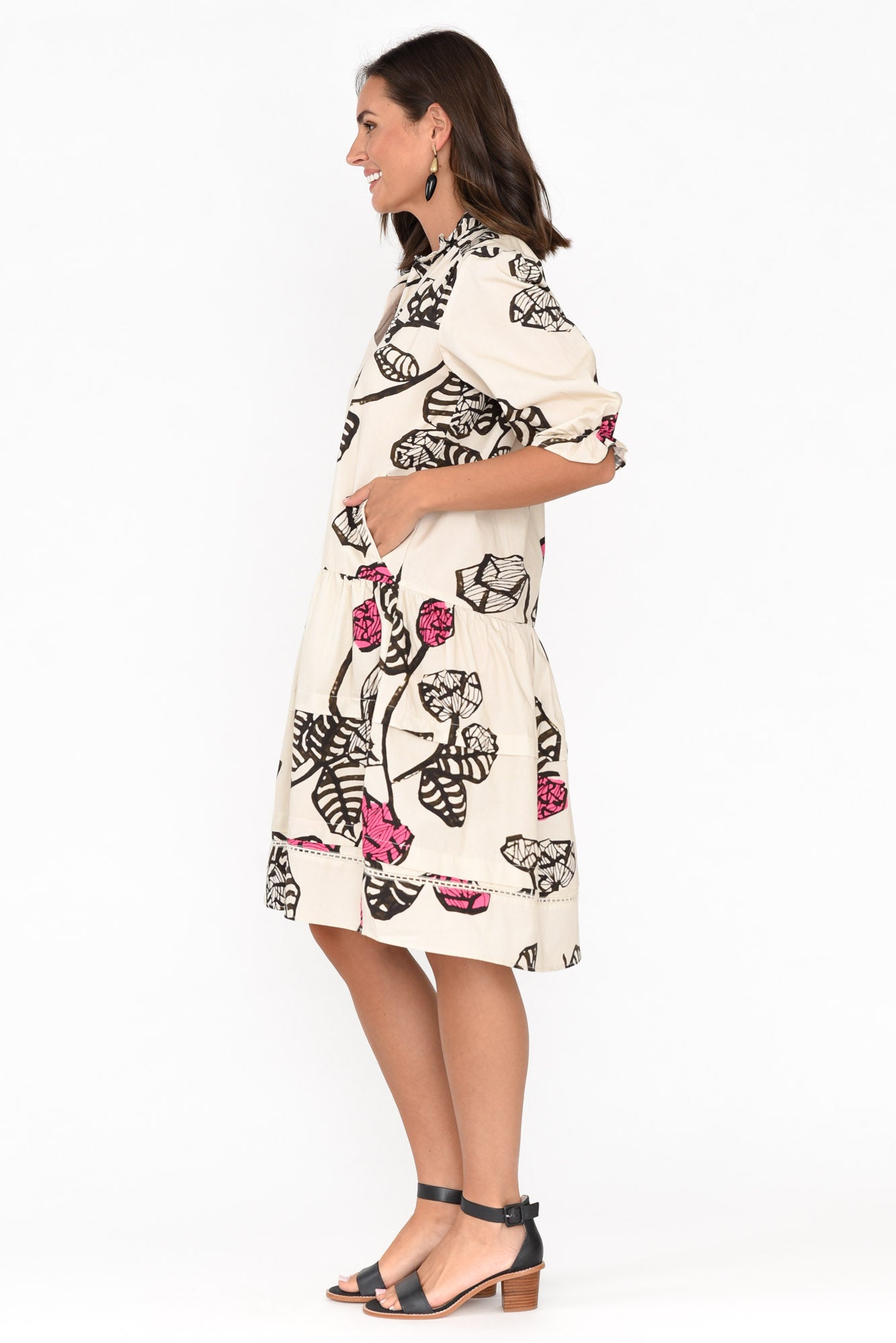 Hayes Desert Rose Cotton Poplin Dress