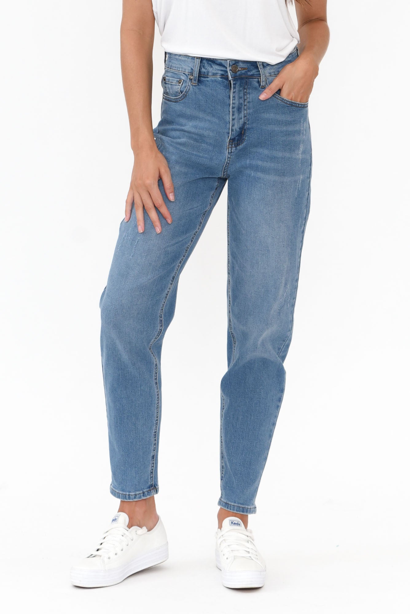 Barbara Blue Cotton Jean
