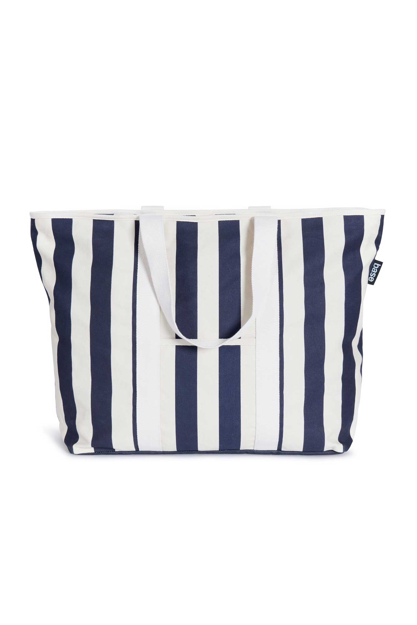 Nima Navy Stripe Canvas Tote Bag