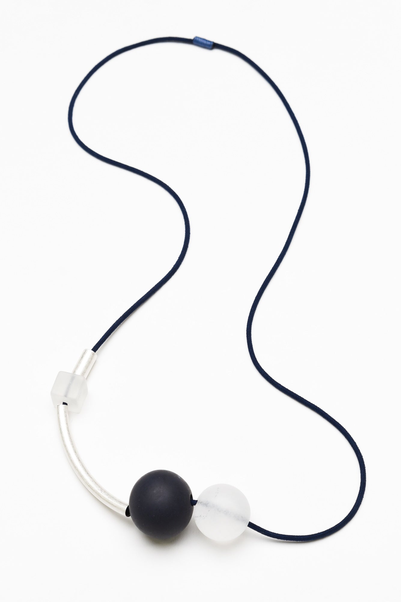 Lynelle Black Beaded Necklace