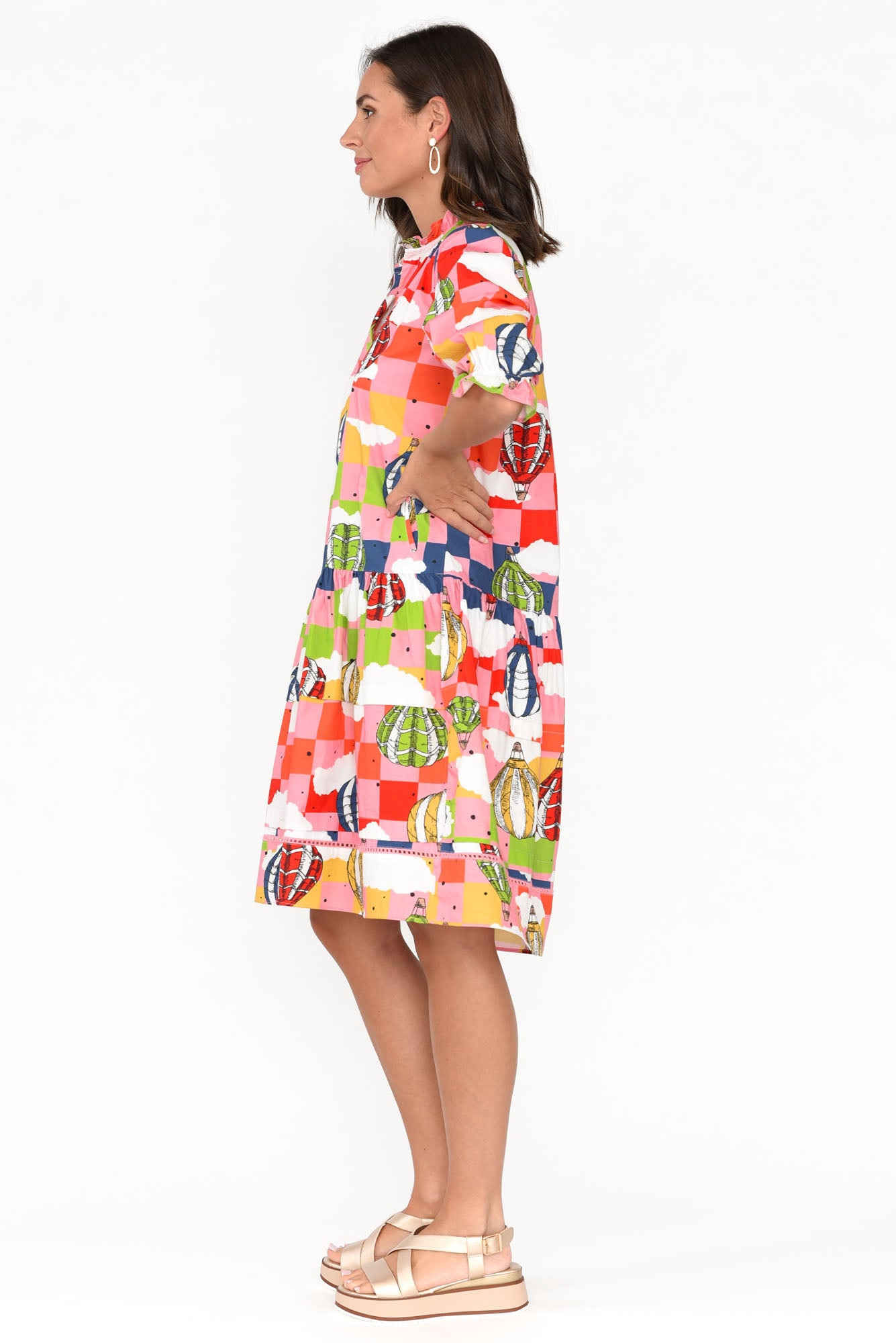Hayes Float Away Cotton Poplin Dress