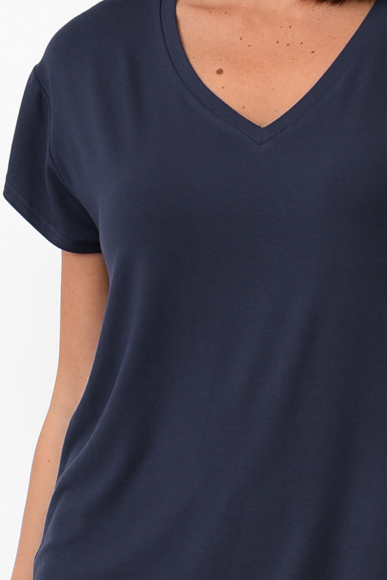 Jenkins Navy Modal Tee