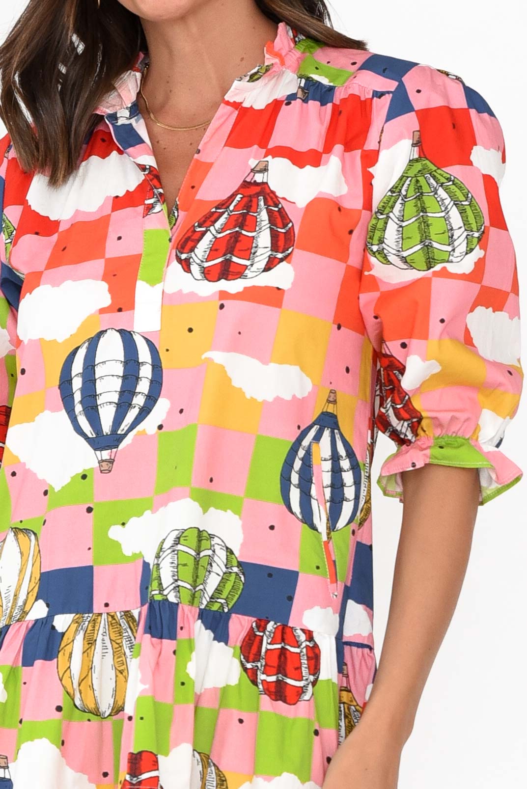 Hayes Float Away Cotton Poplin Dress