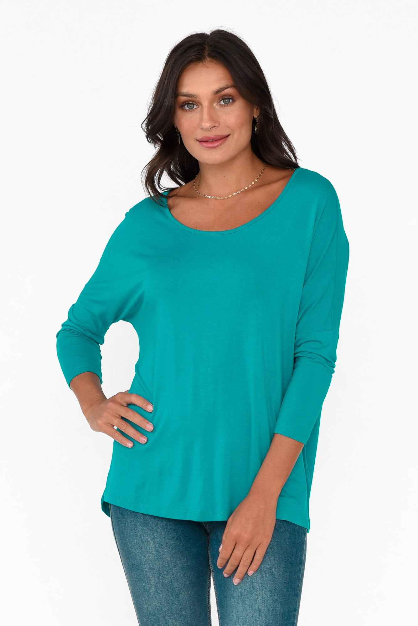 Blue Lagoon Milan 3/4 Sleeve Top