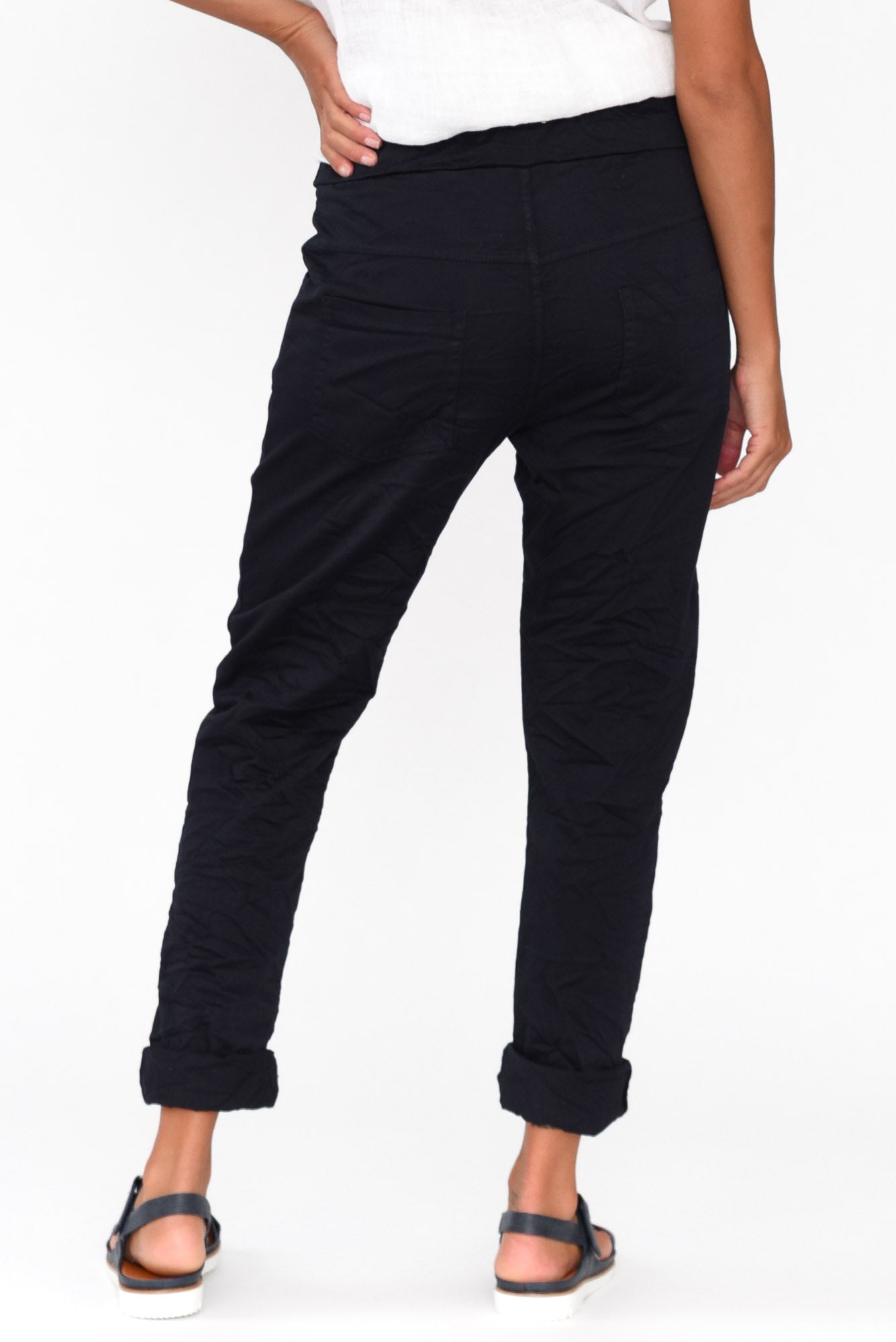 Lexus Navy Foil Stretch Pant