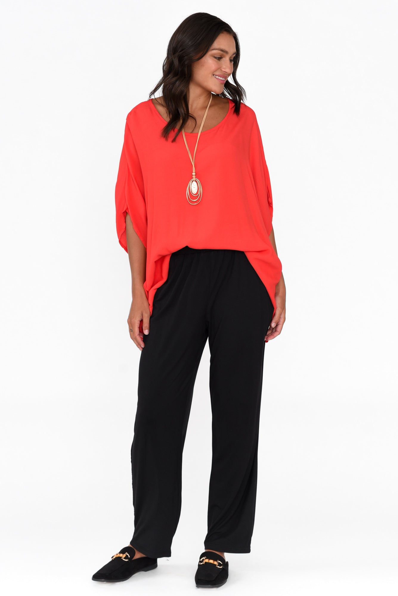 Rosella Black Bamboo Pant