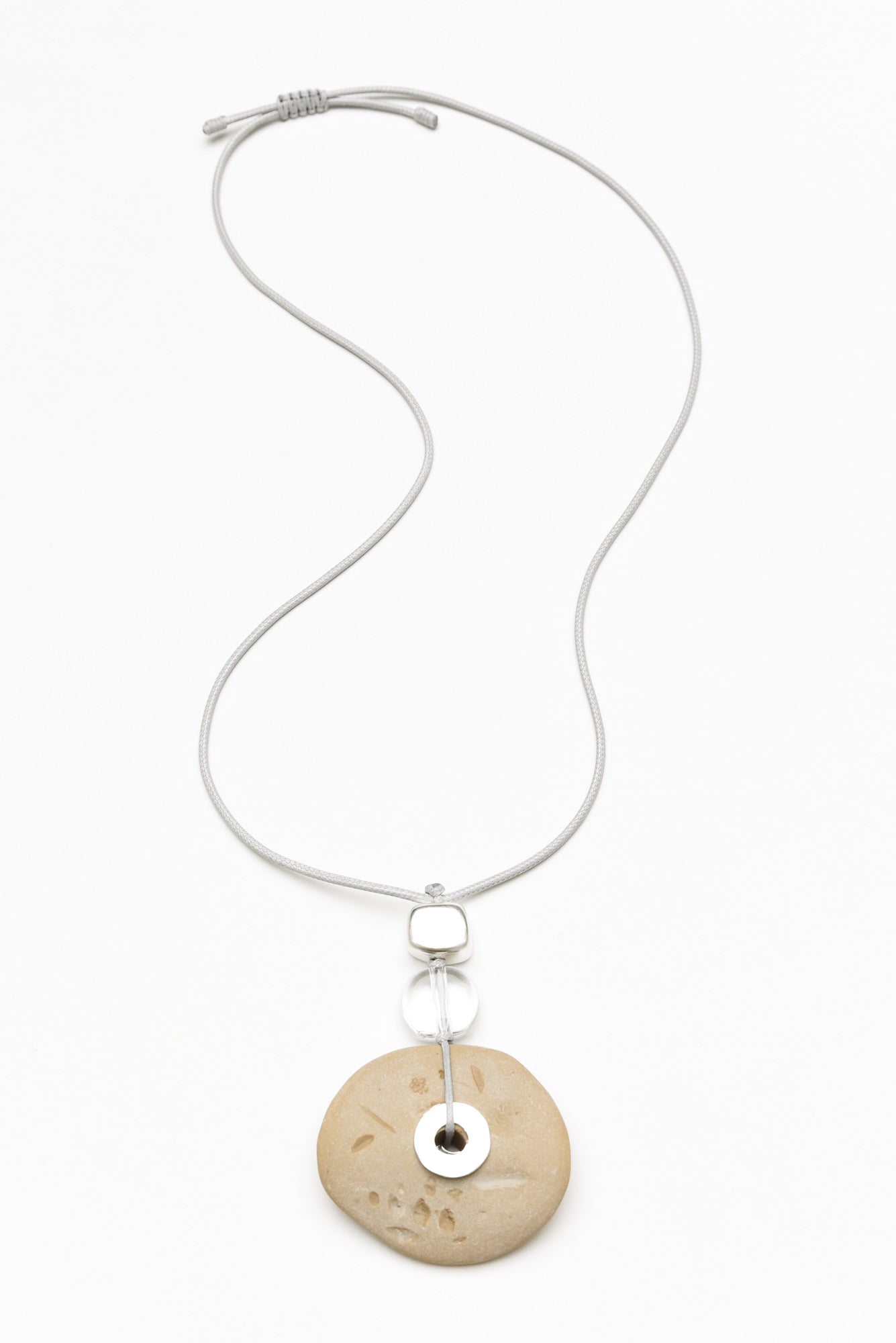 Neo Silver Pendant Necklace