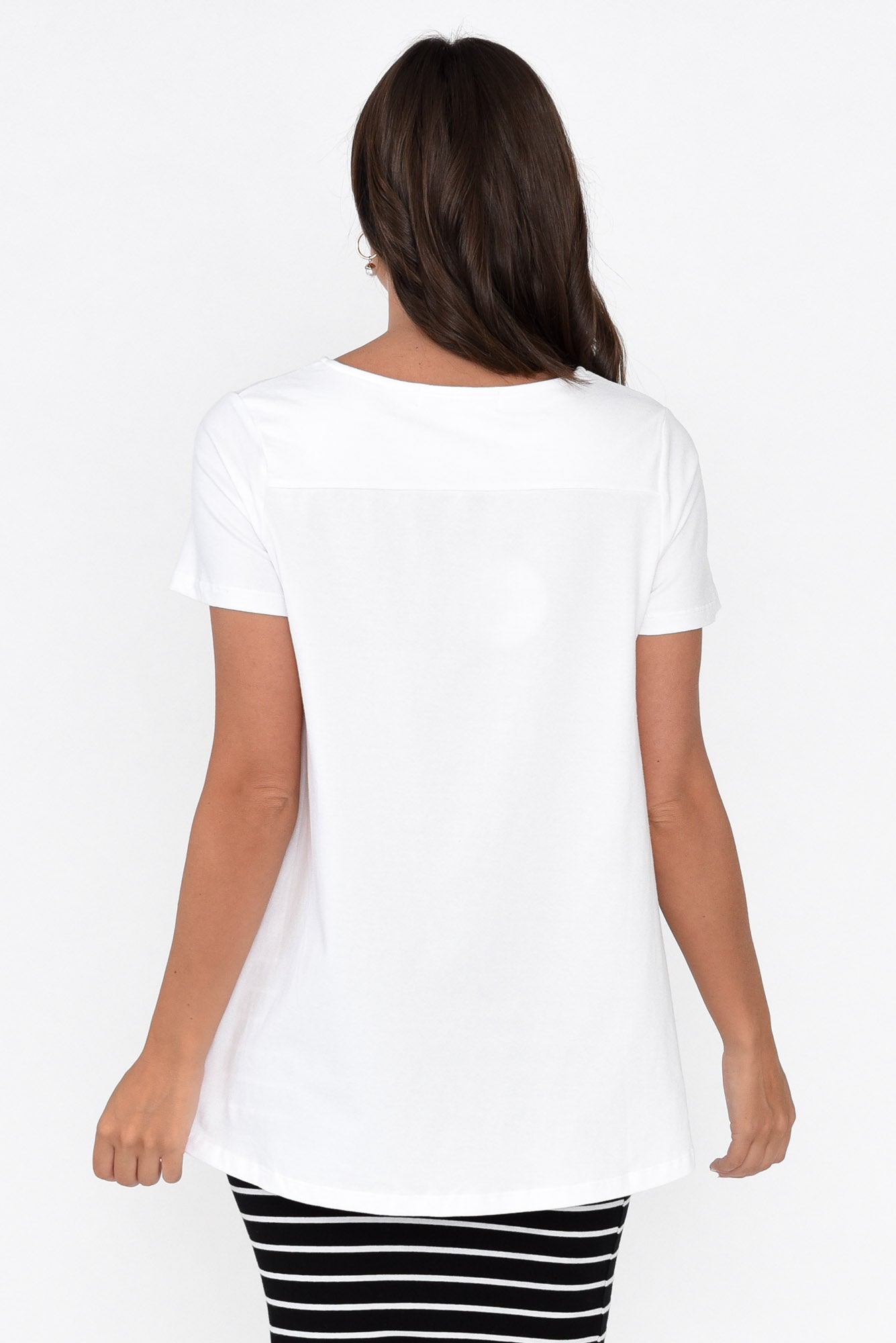 Montreal White Cotton Tee
