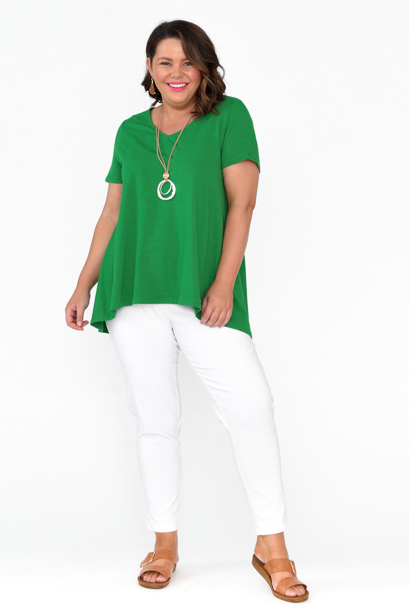 Montreal Green Cotton Tee