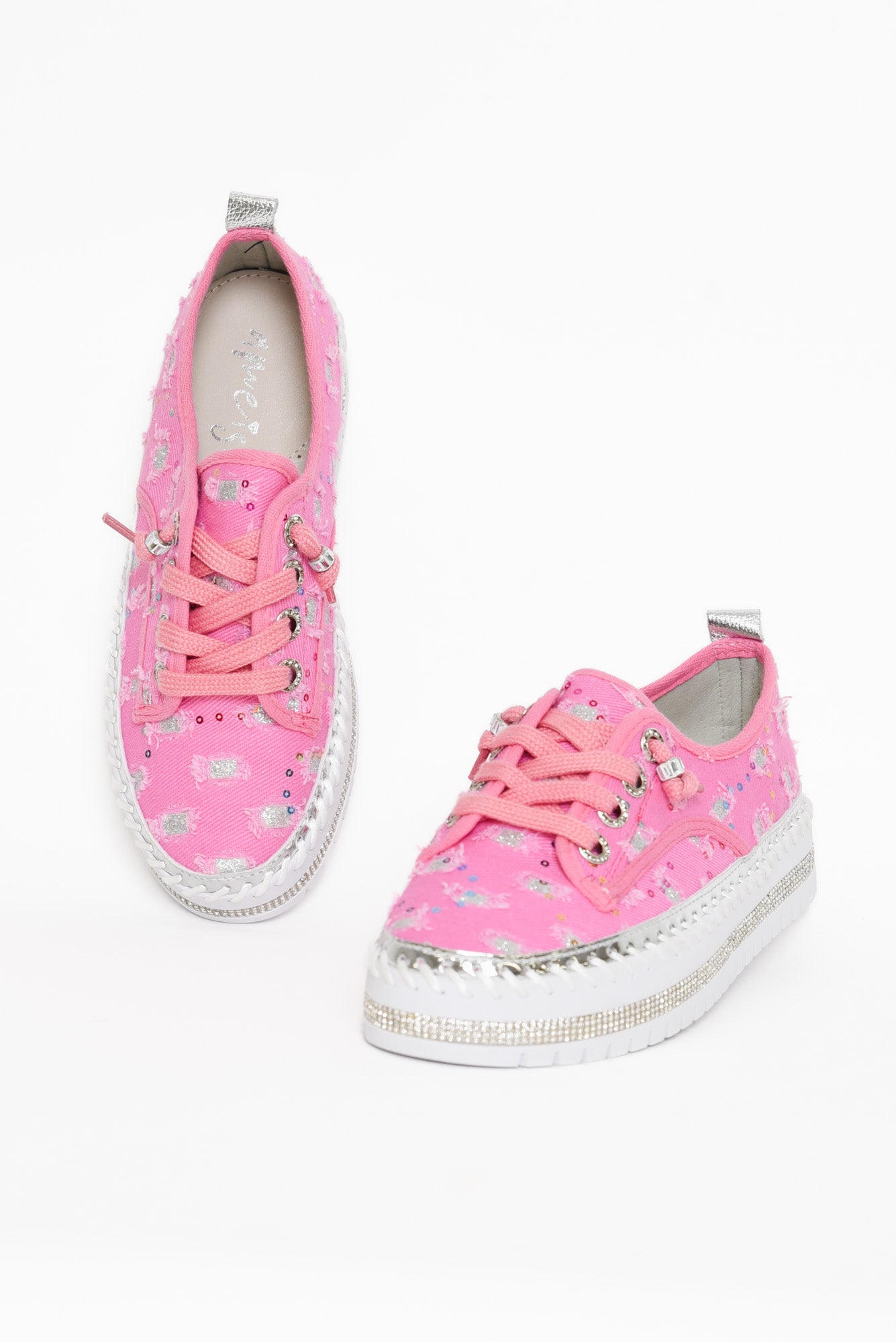 Bling Hot Pink Sequin Sneaker