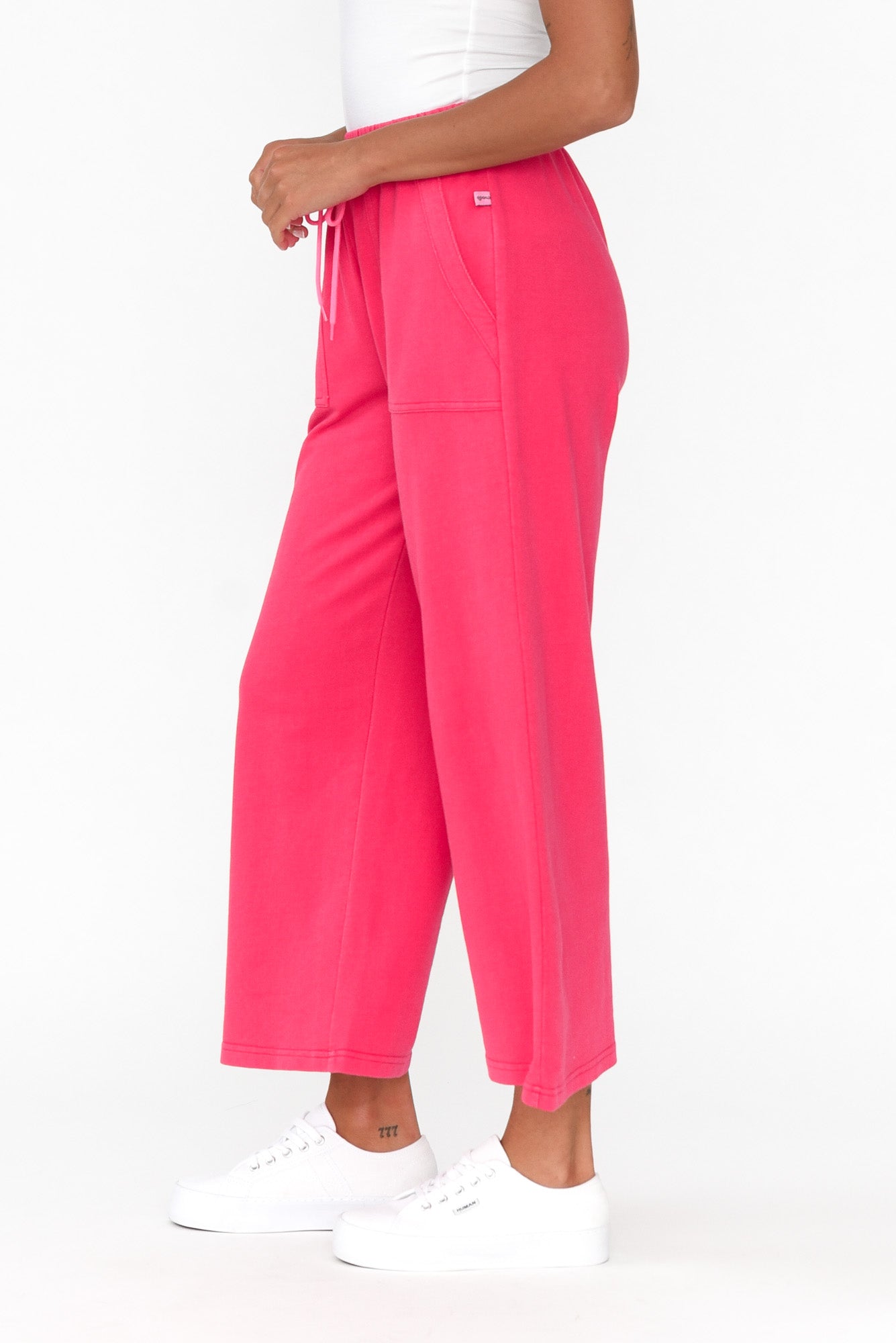Mariam Hot Pink Relaxed Track Pant