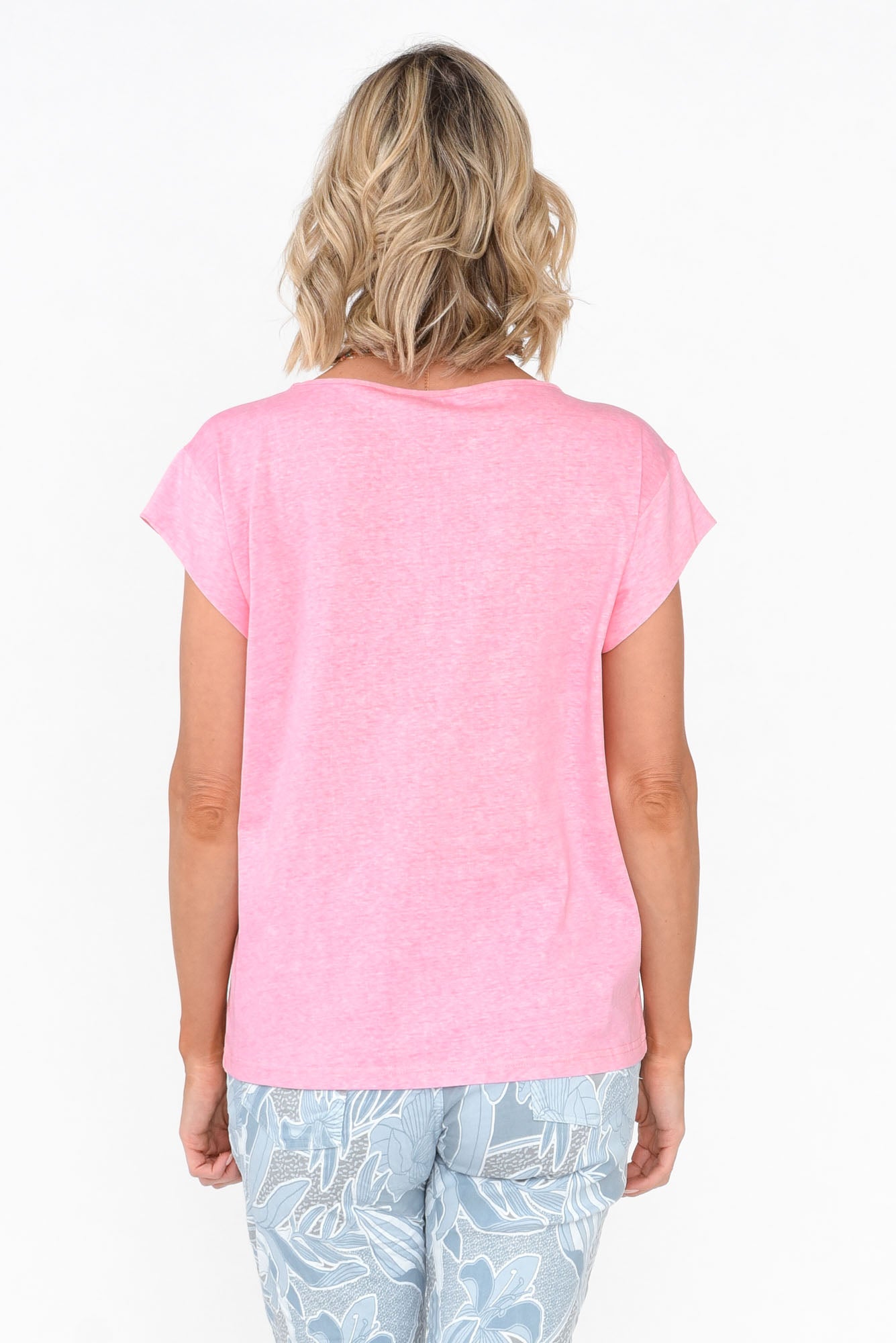 Marlin Pink Wash Cotton Tee
