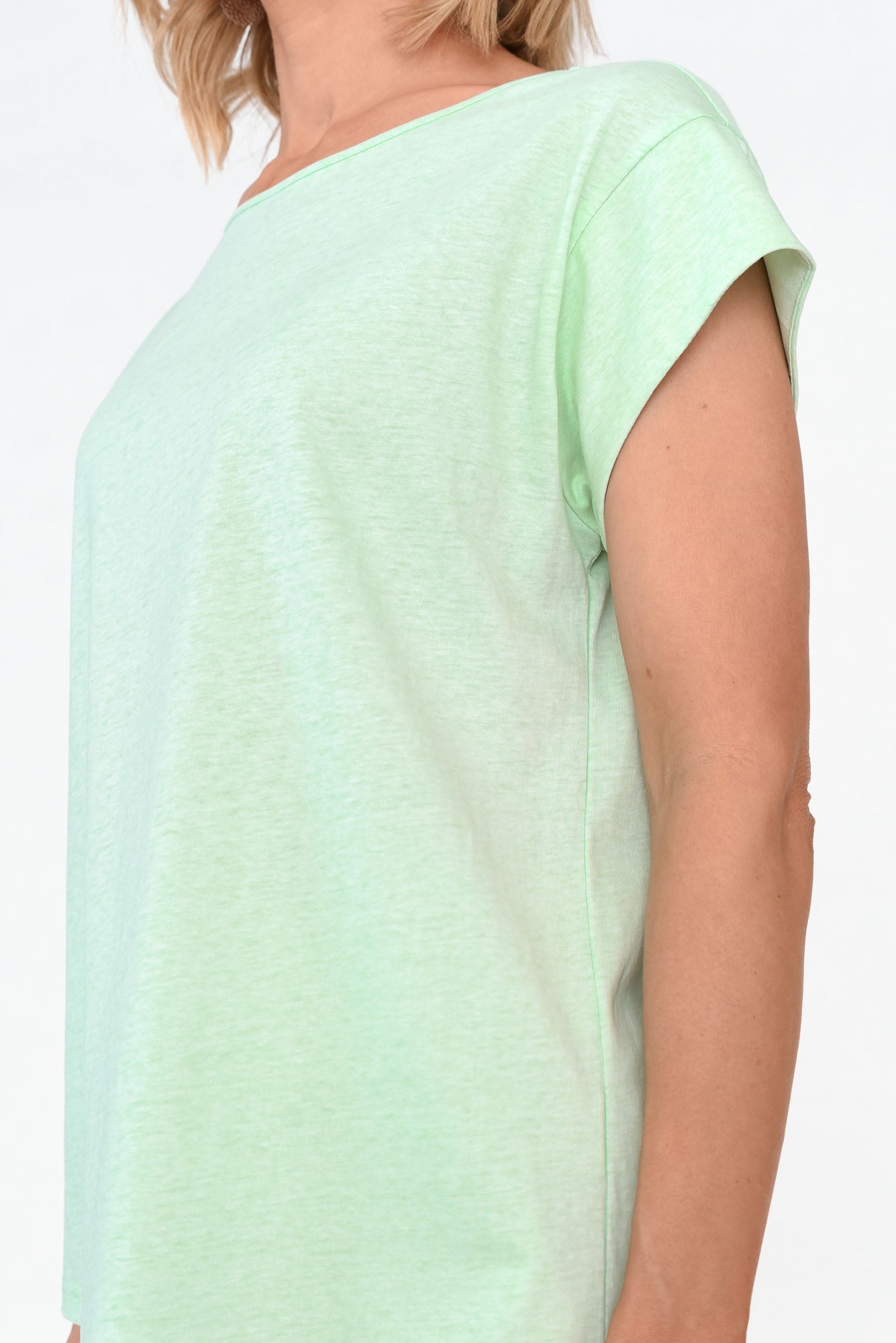 Marlin Green Wash Cotton Tee