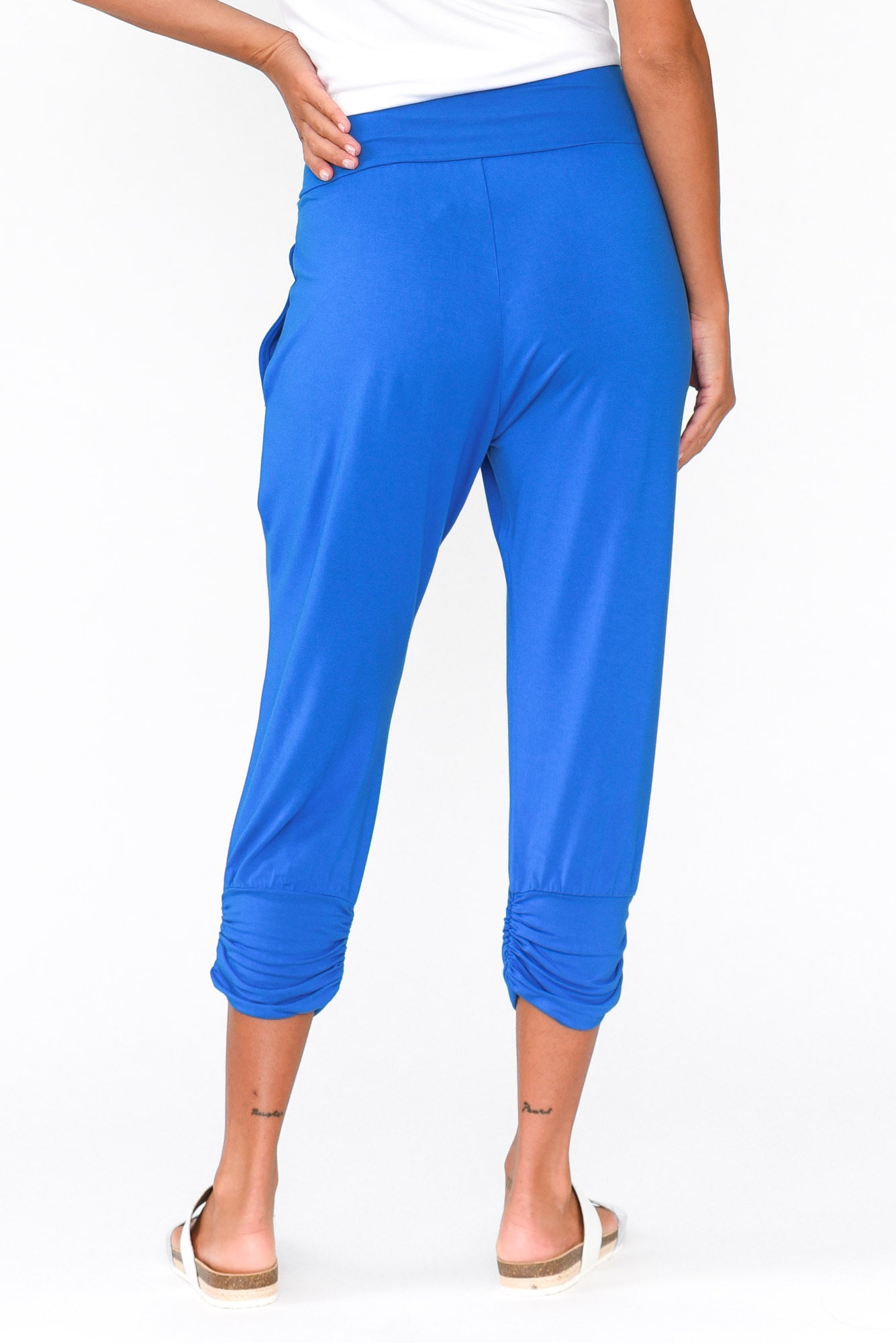 Perry Cobalt Bamboo Crop Pant