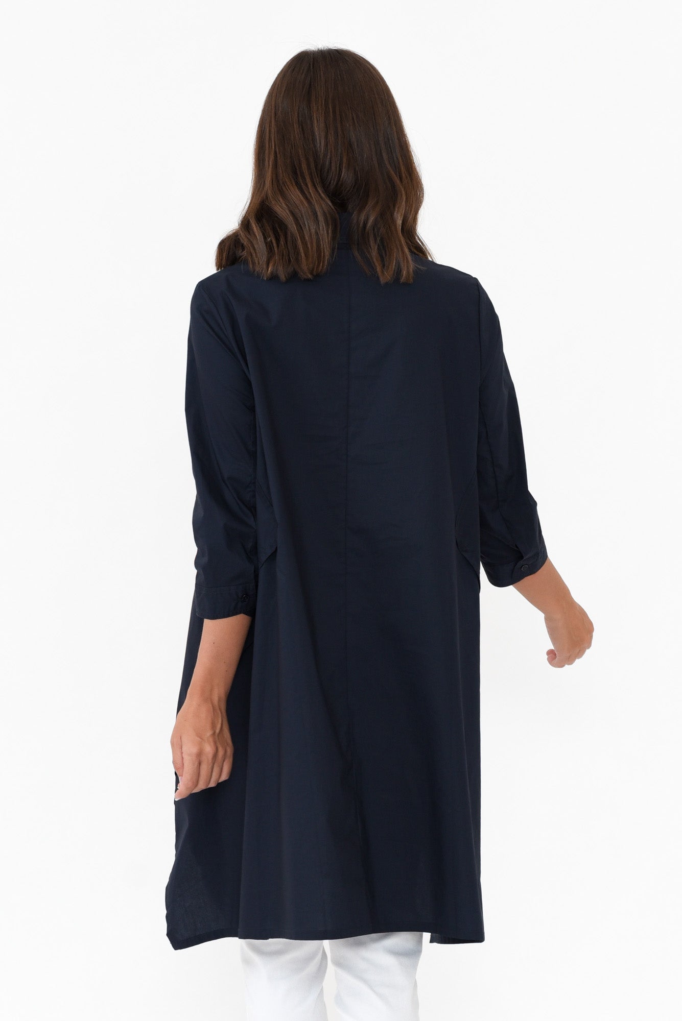 Colson Navy Cotton Tunic