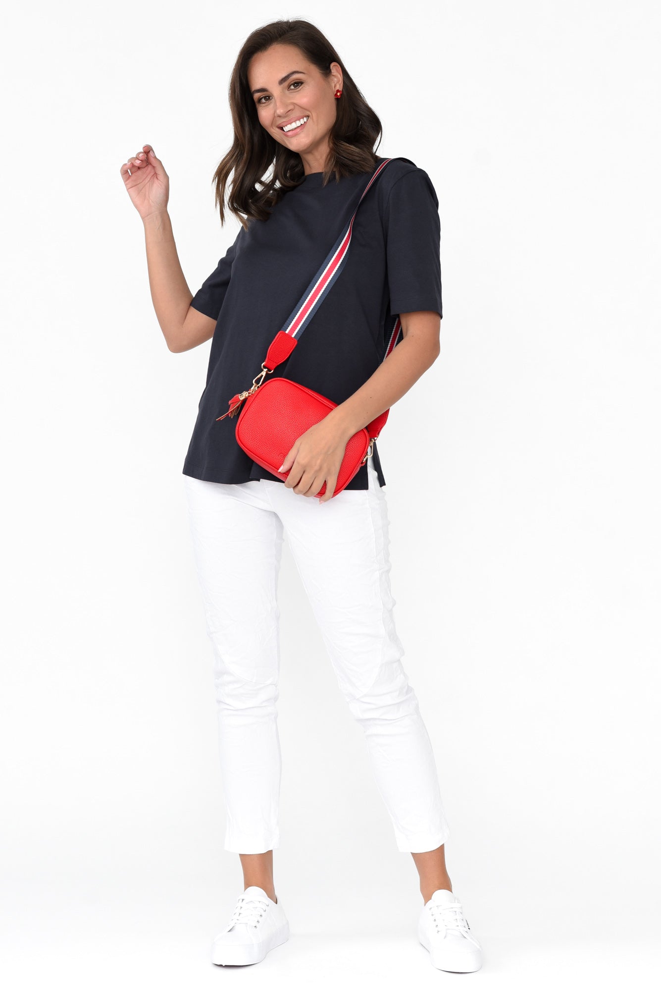 Rosalie Charcoal Cotton Tee