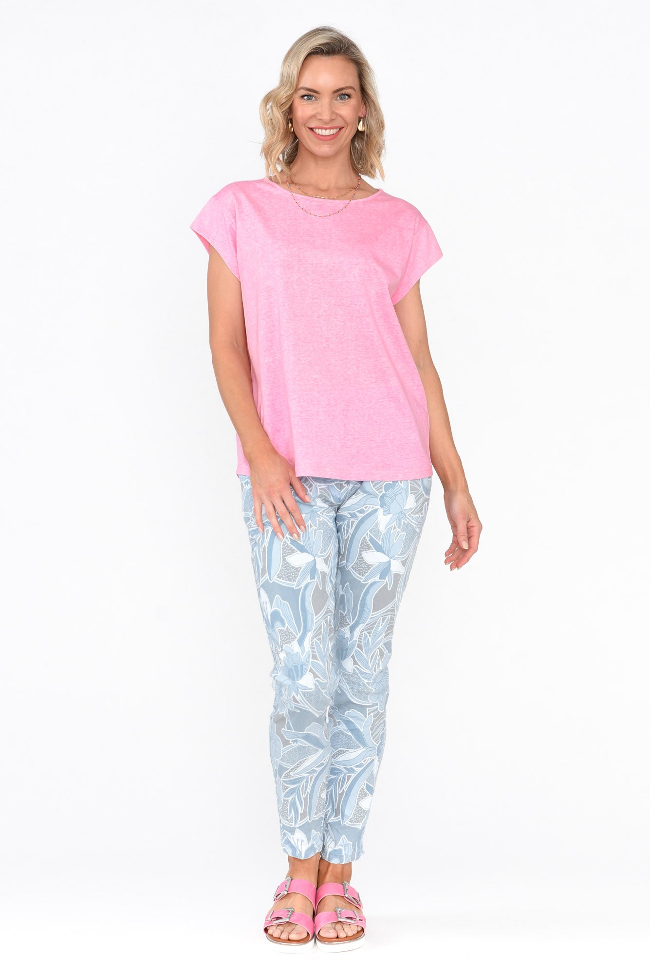 Marlin Pink Wash Cotton Tee