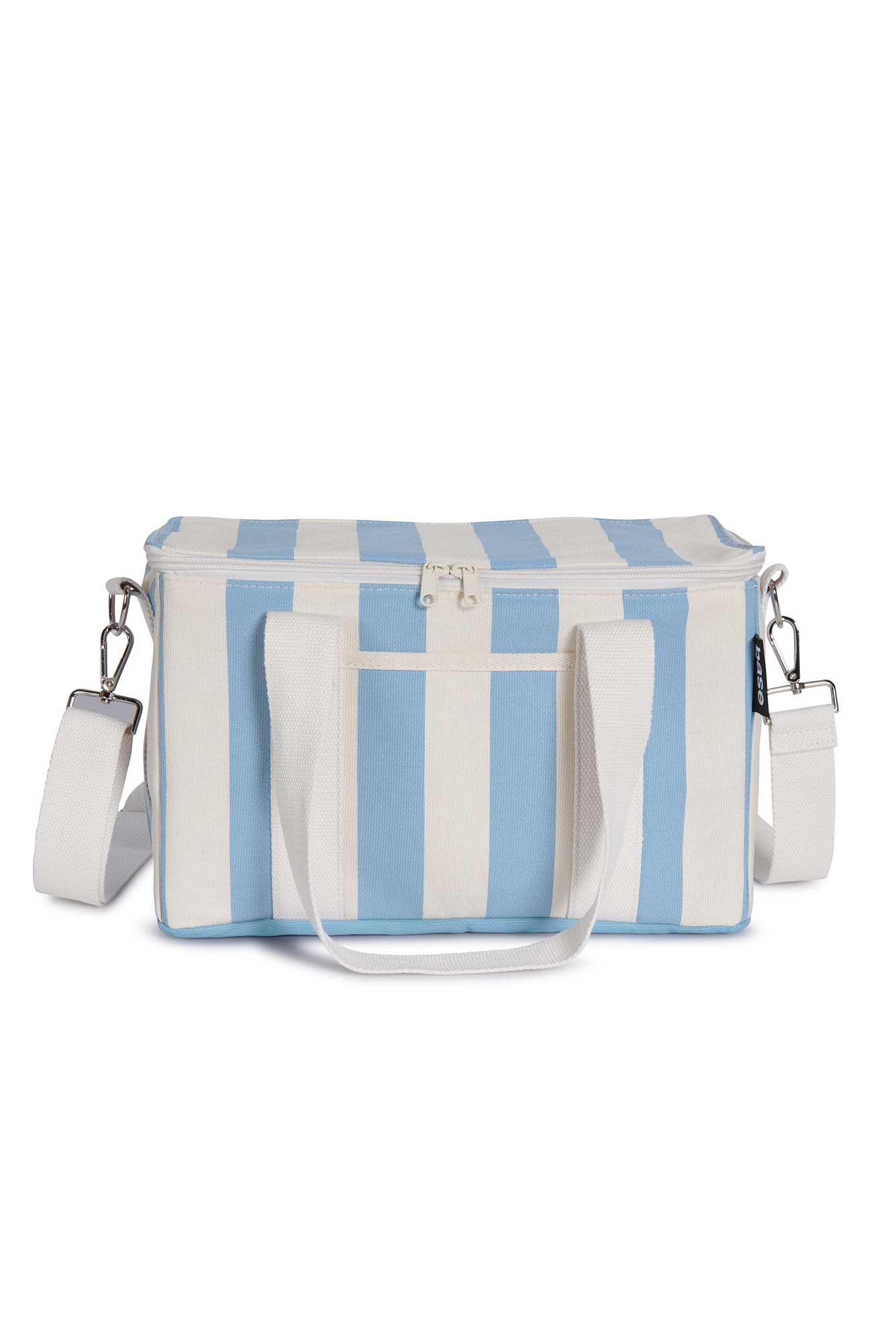 Oli Blue Stripe Canvas Cooler Bag