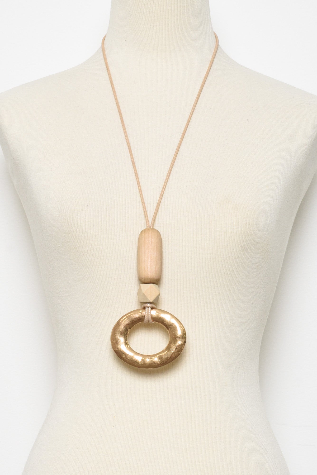 Clinton Gold Pendant Necklace