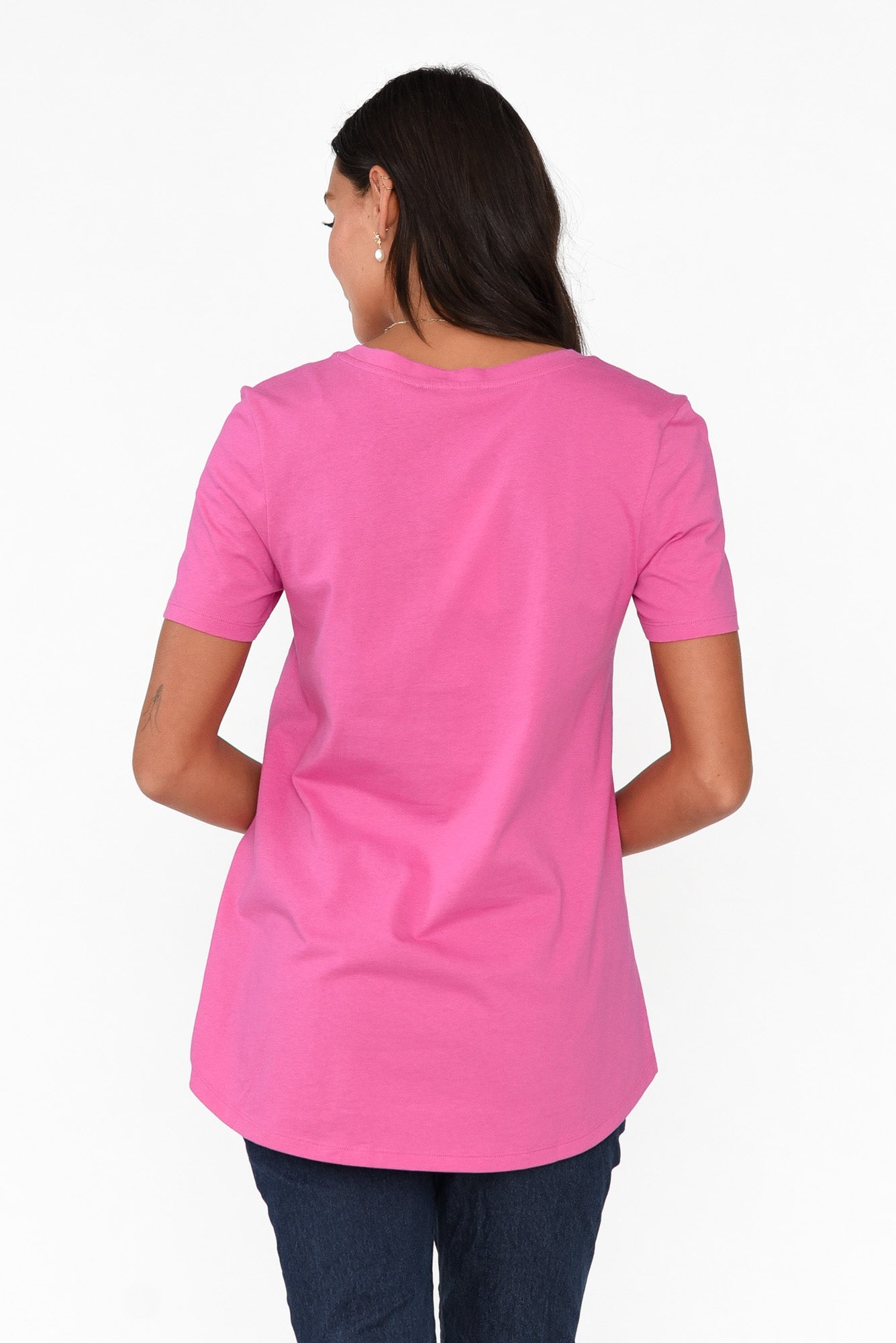 Luella Hot Pink Cotton Tee