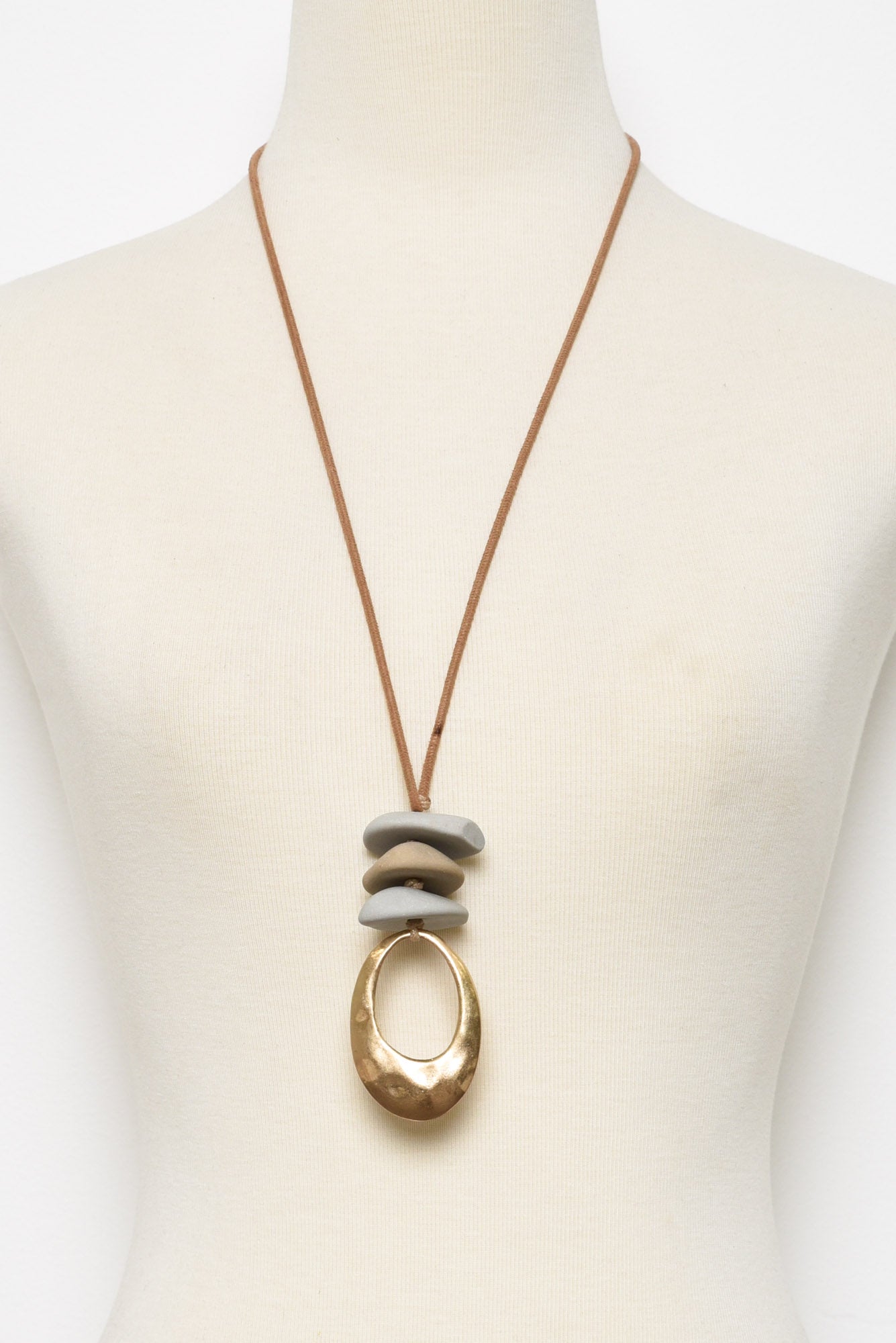 Linney Gold Pendant Necklace