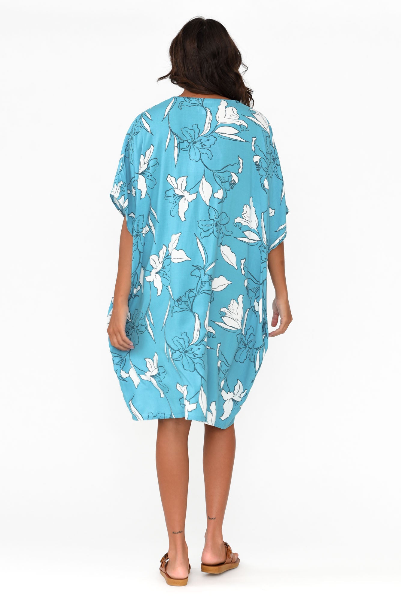 Luce Blue Blossom Kaftan