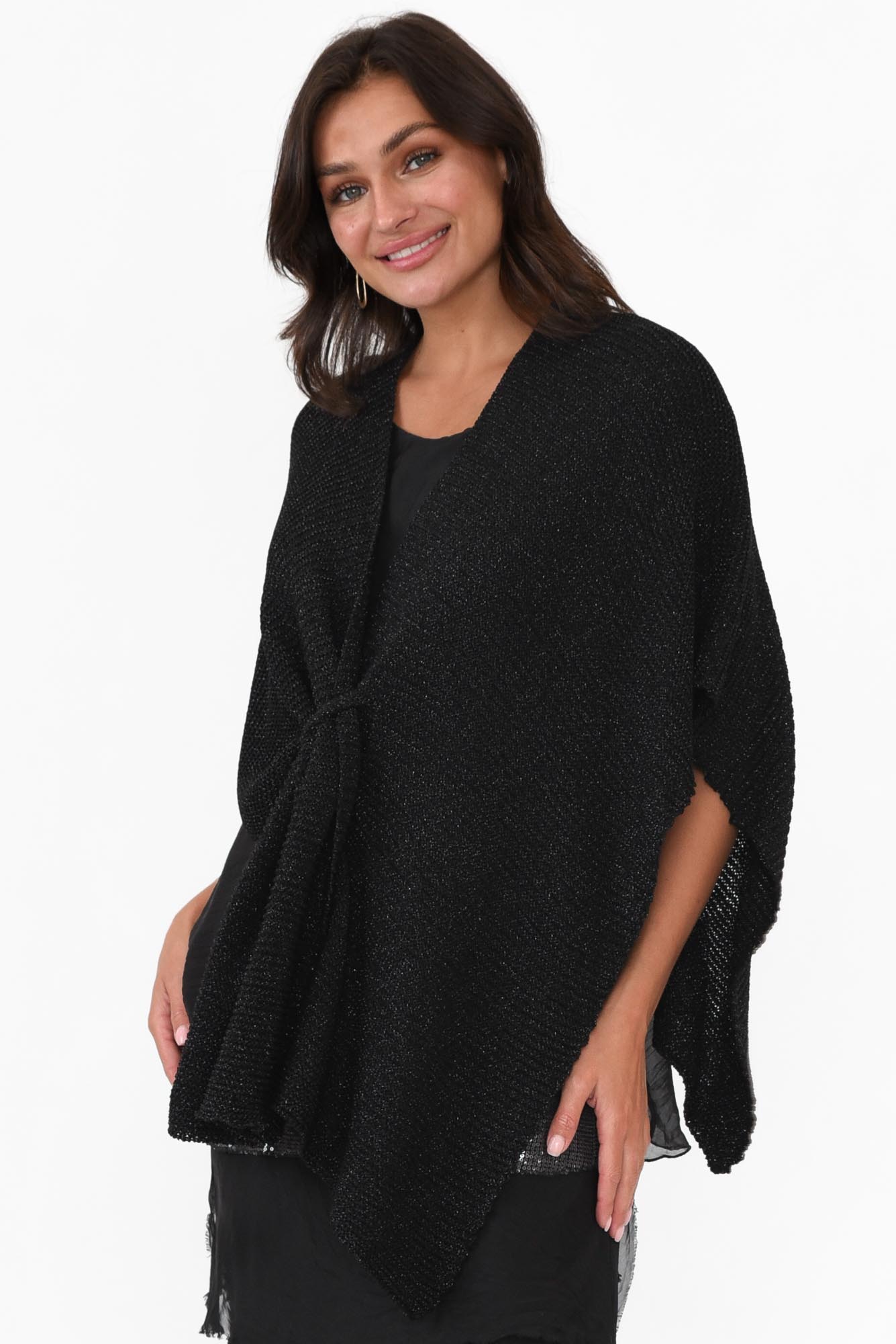 Dublin Black Metallic Wrap