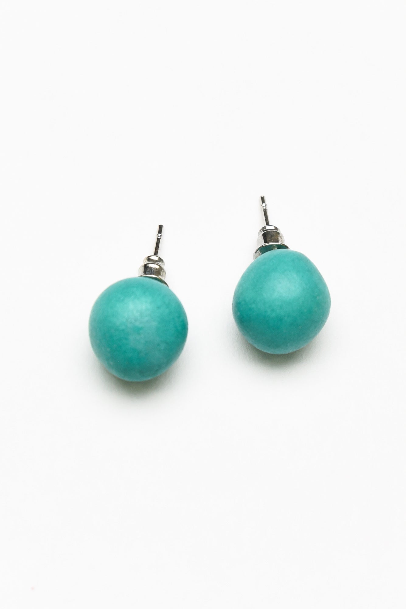 Akeelah Turquoise Wood Stud