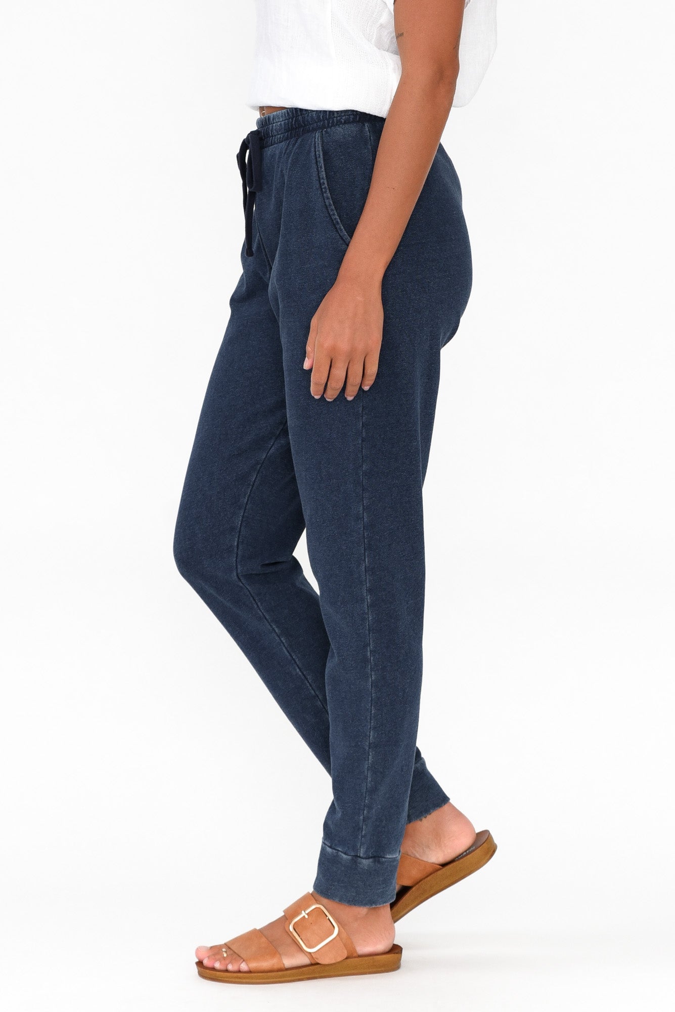 Heidi Indigo Cuffed Jogger Pant
