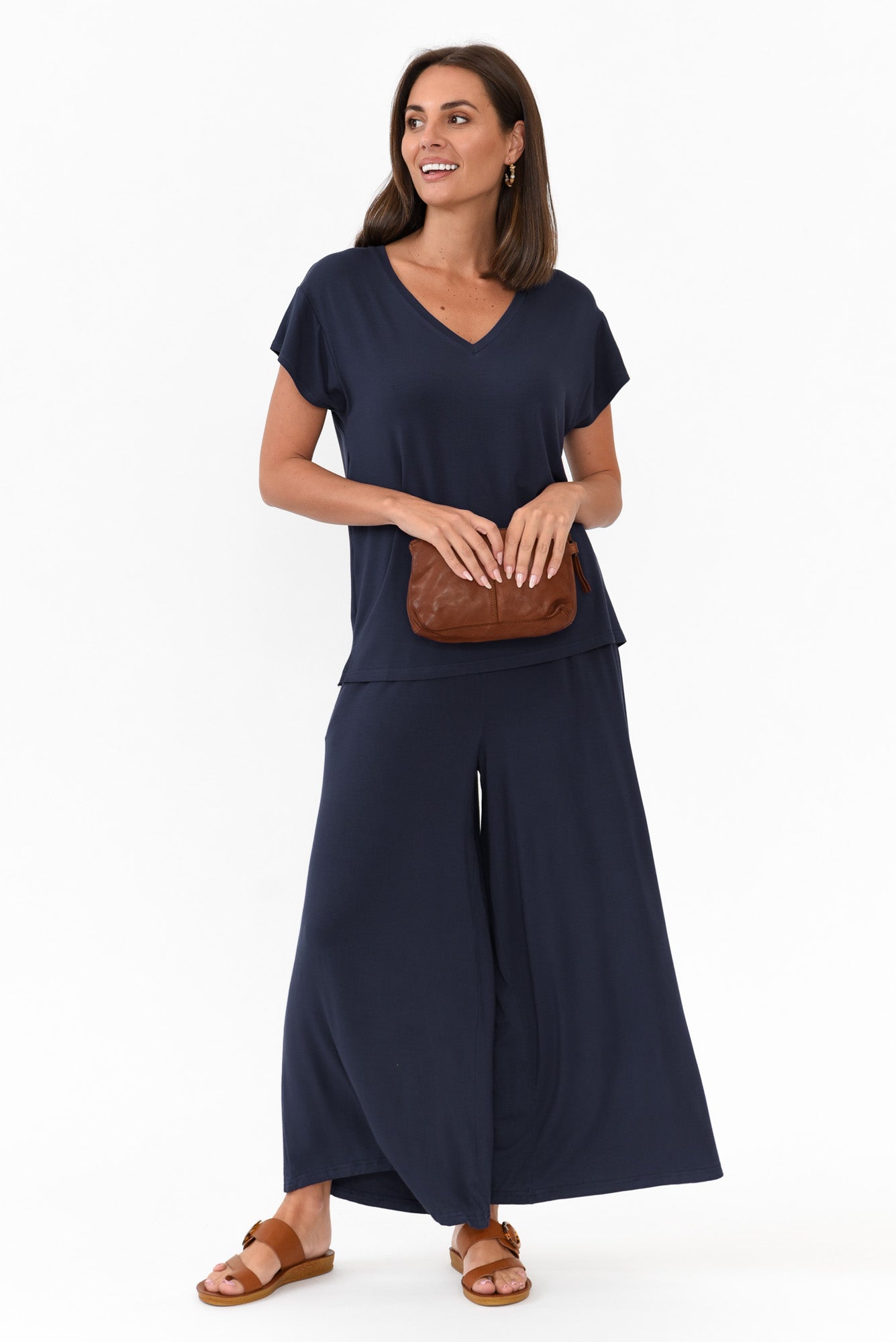 Jenkins Navy Modal Tee