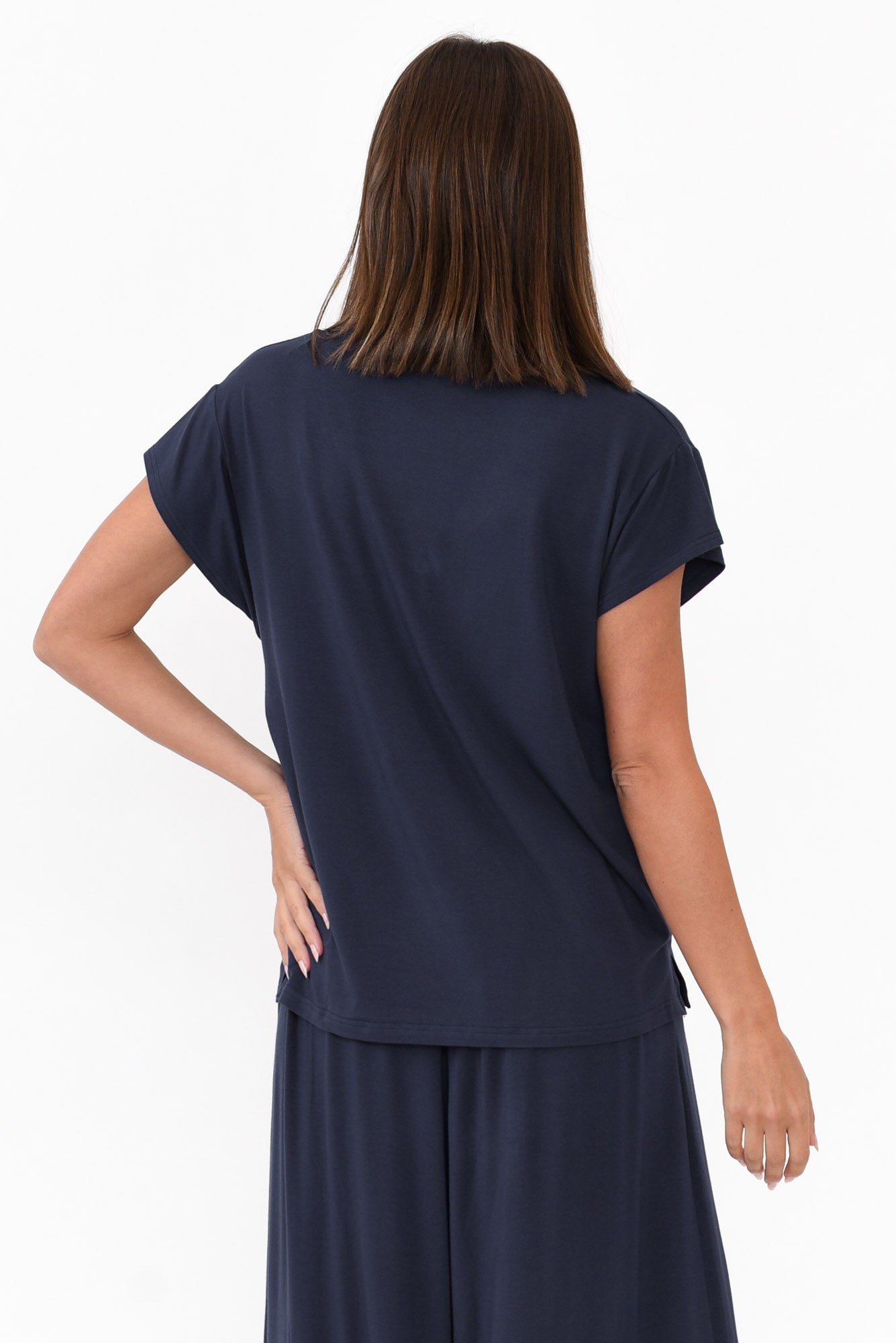 Jenkins Navy Modal Tee