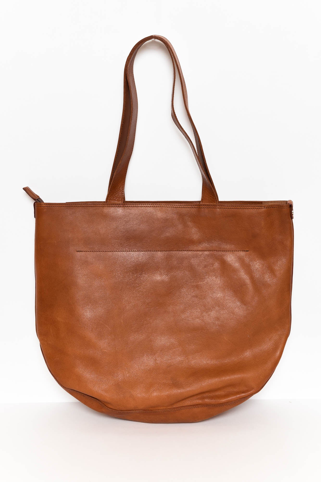 Fenna Brandy Leather Tote