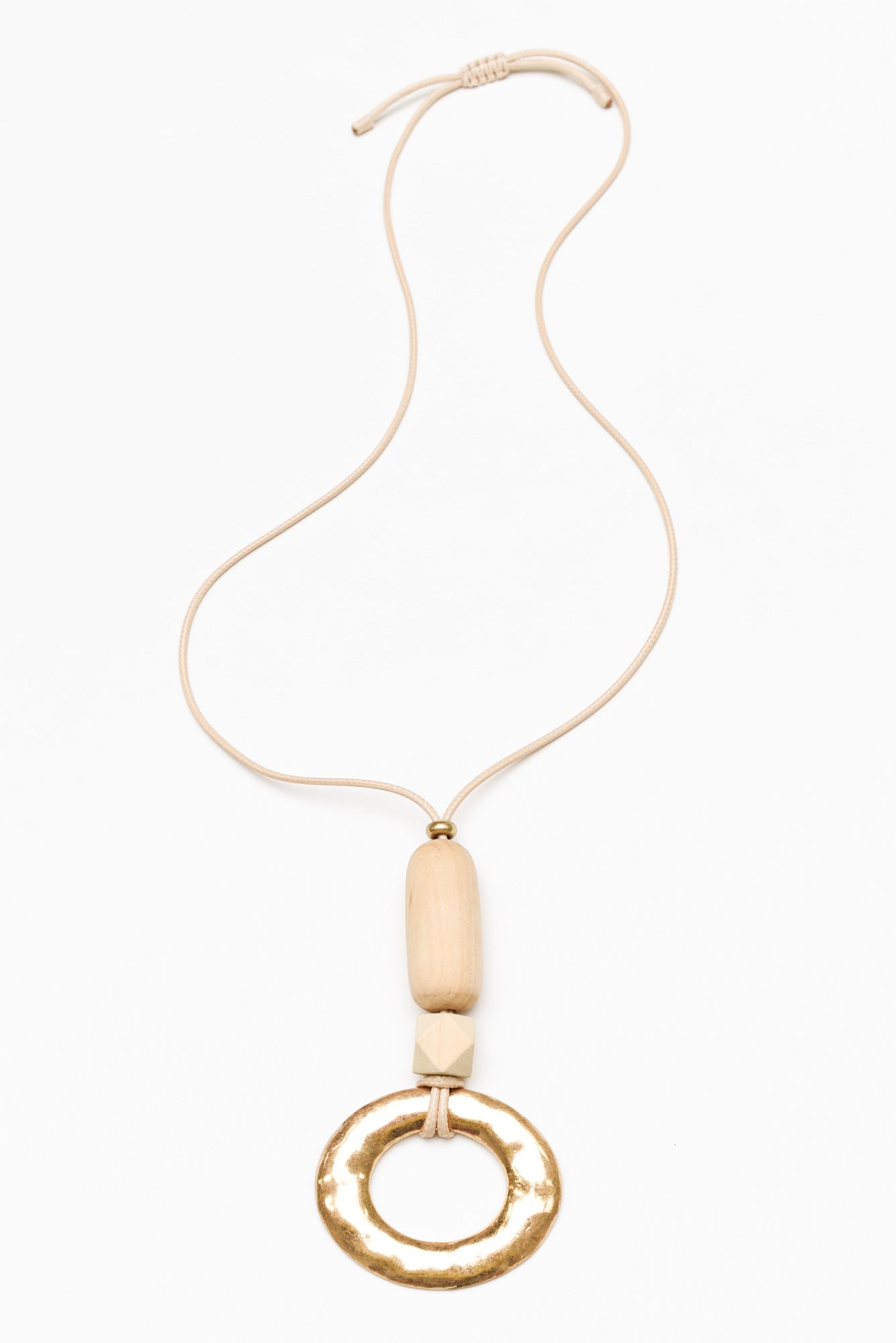 Clinton Gold Pendant Necklace