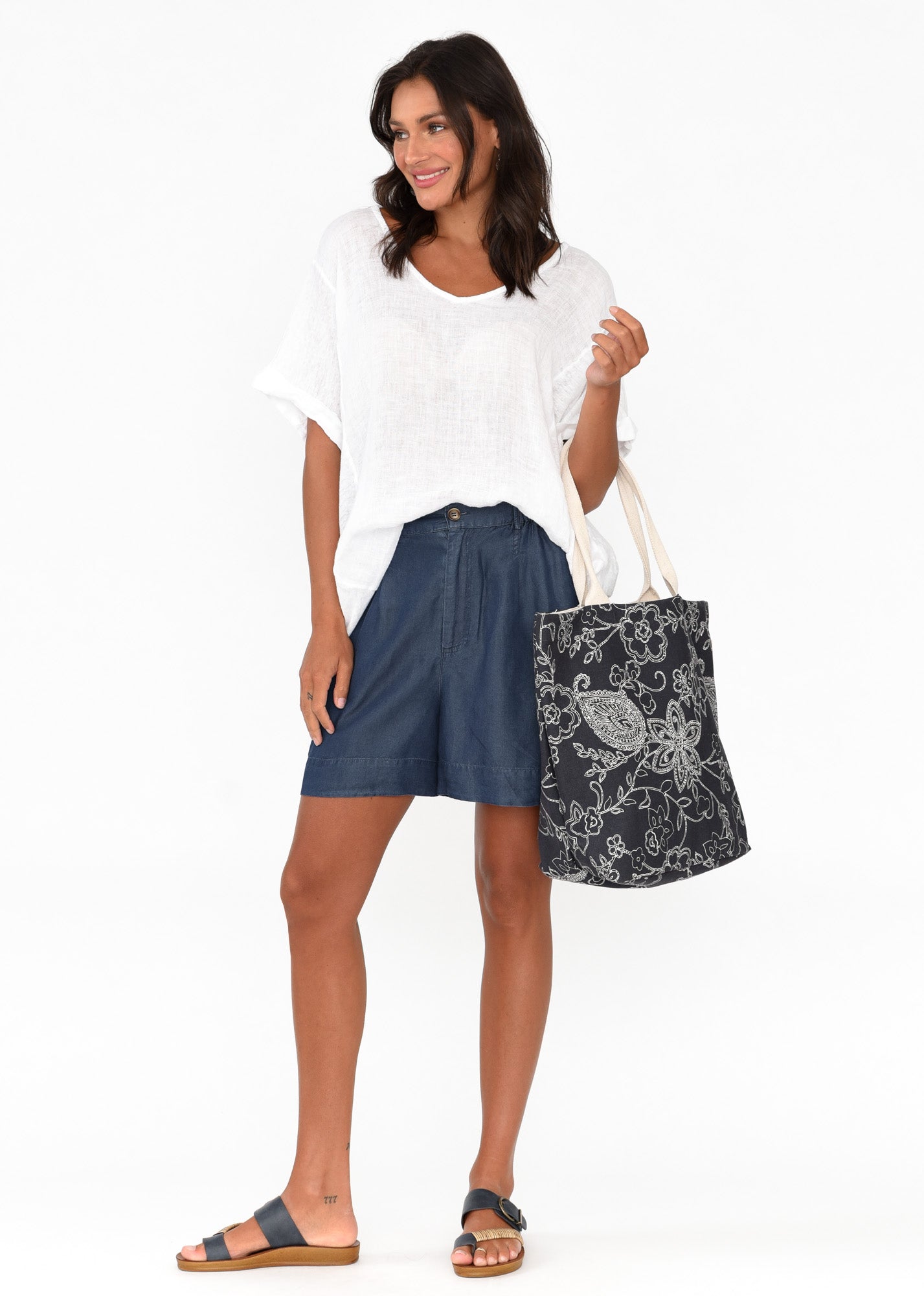 Gabriella Blue Denim Short