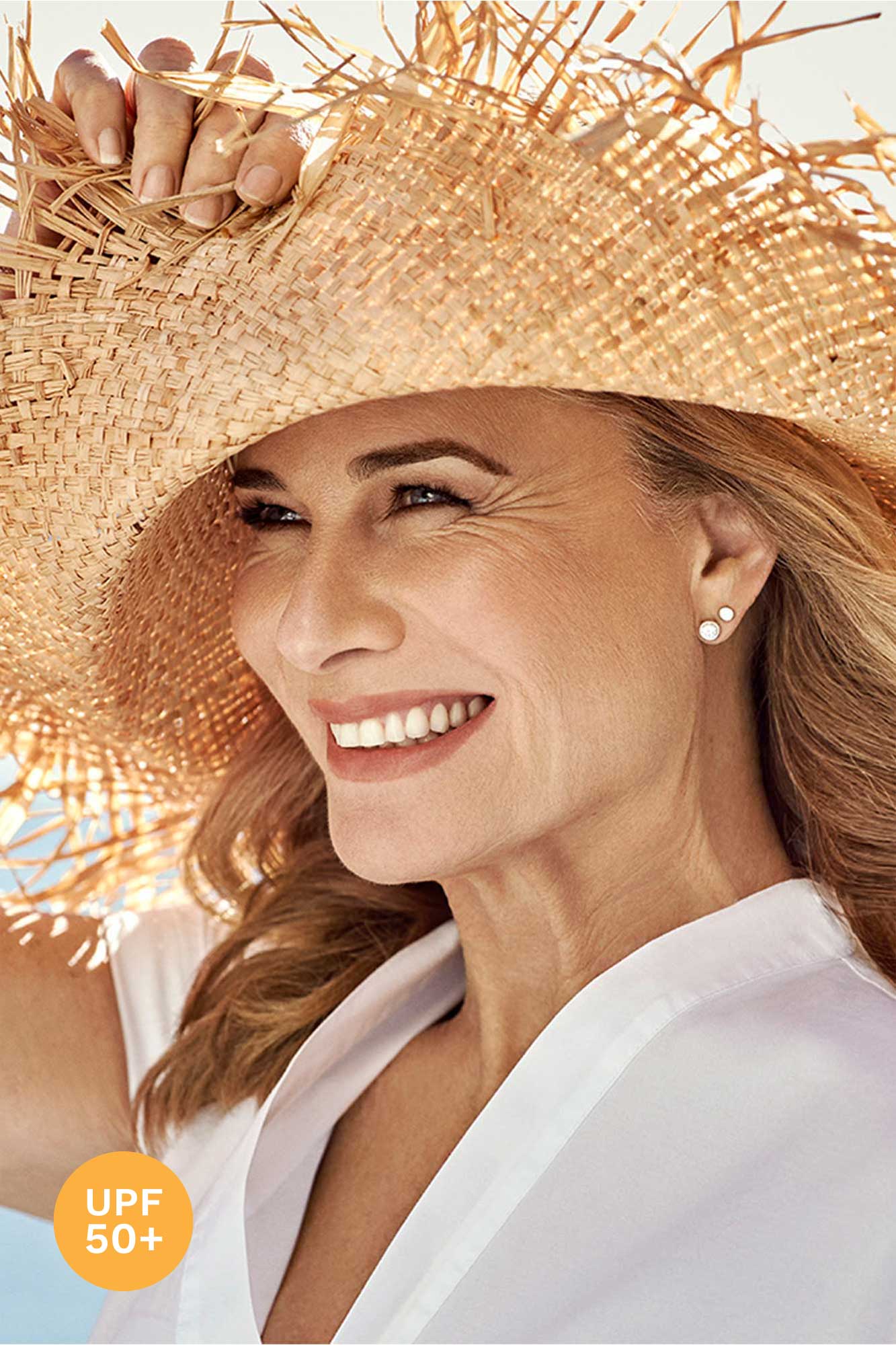 Barbados Natural Straw Frayed Hat