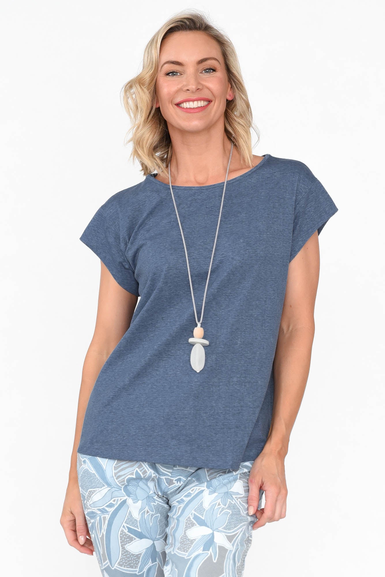 Marlin Blue Wash Cotton Tee
