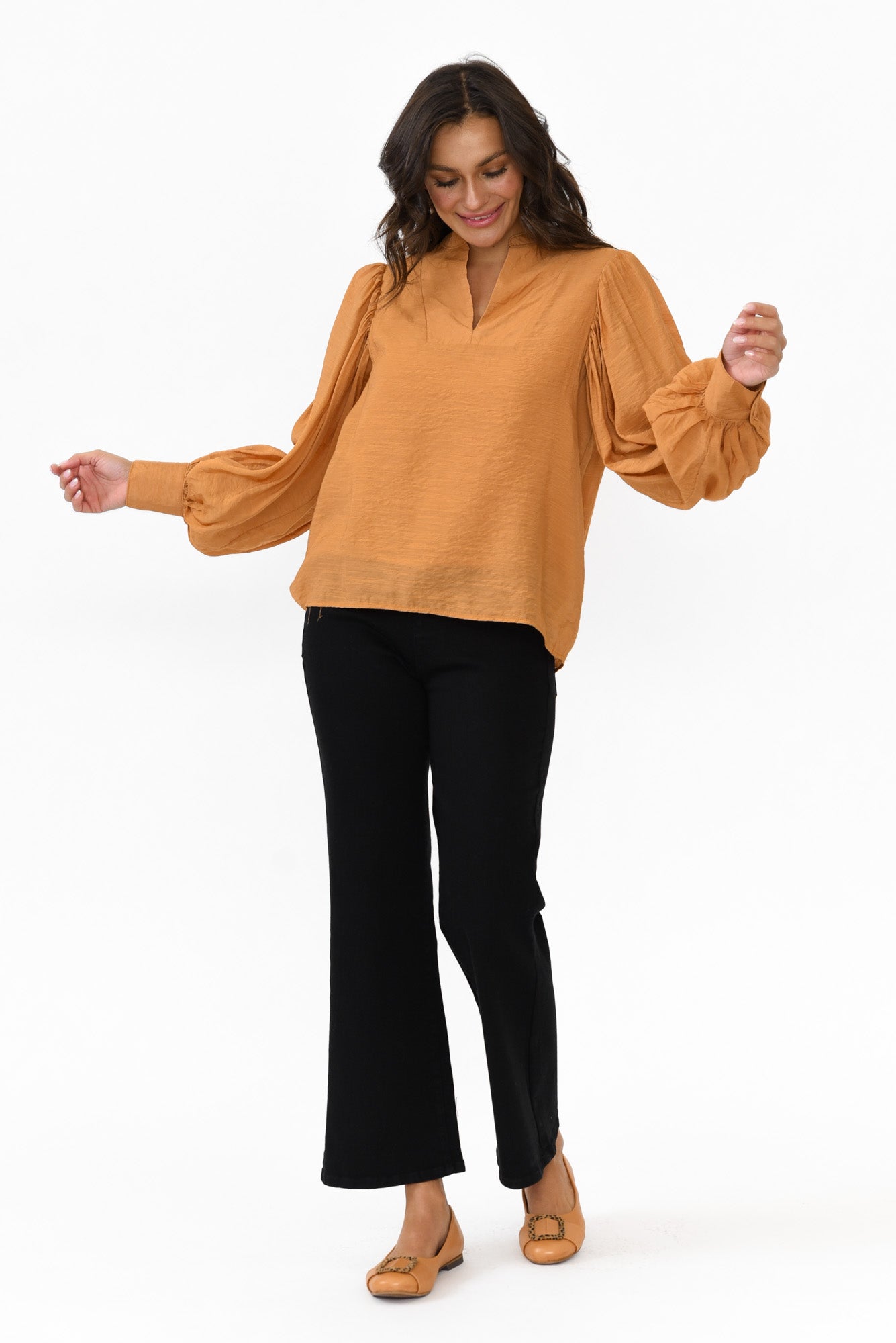 Nicola Black Wide Leg Jean