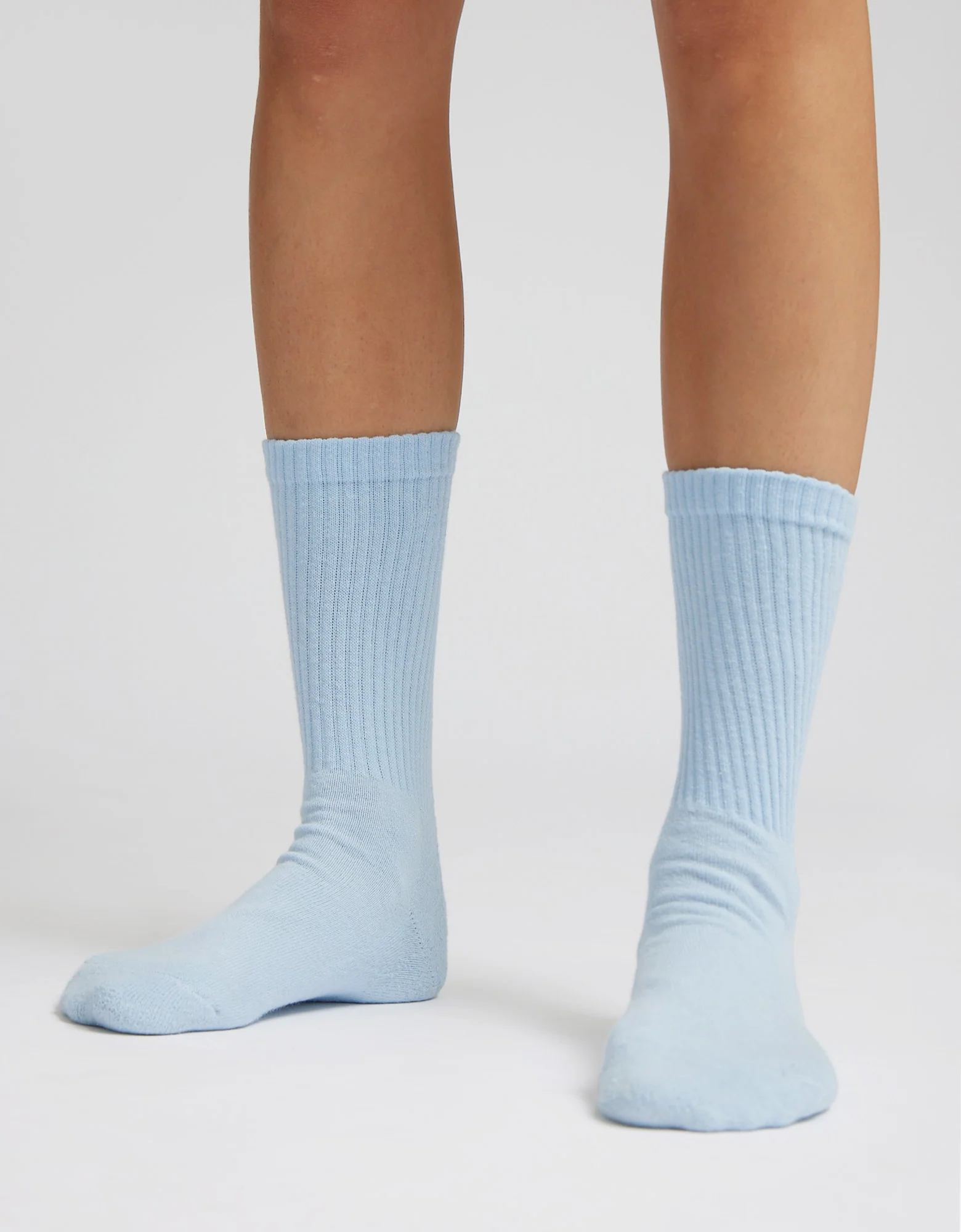 Organic Active Sock - Steel Blue