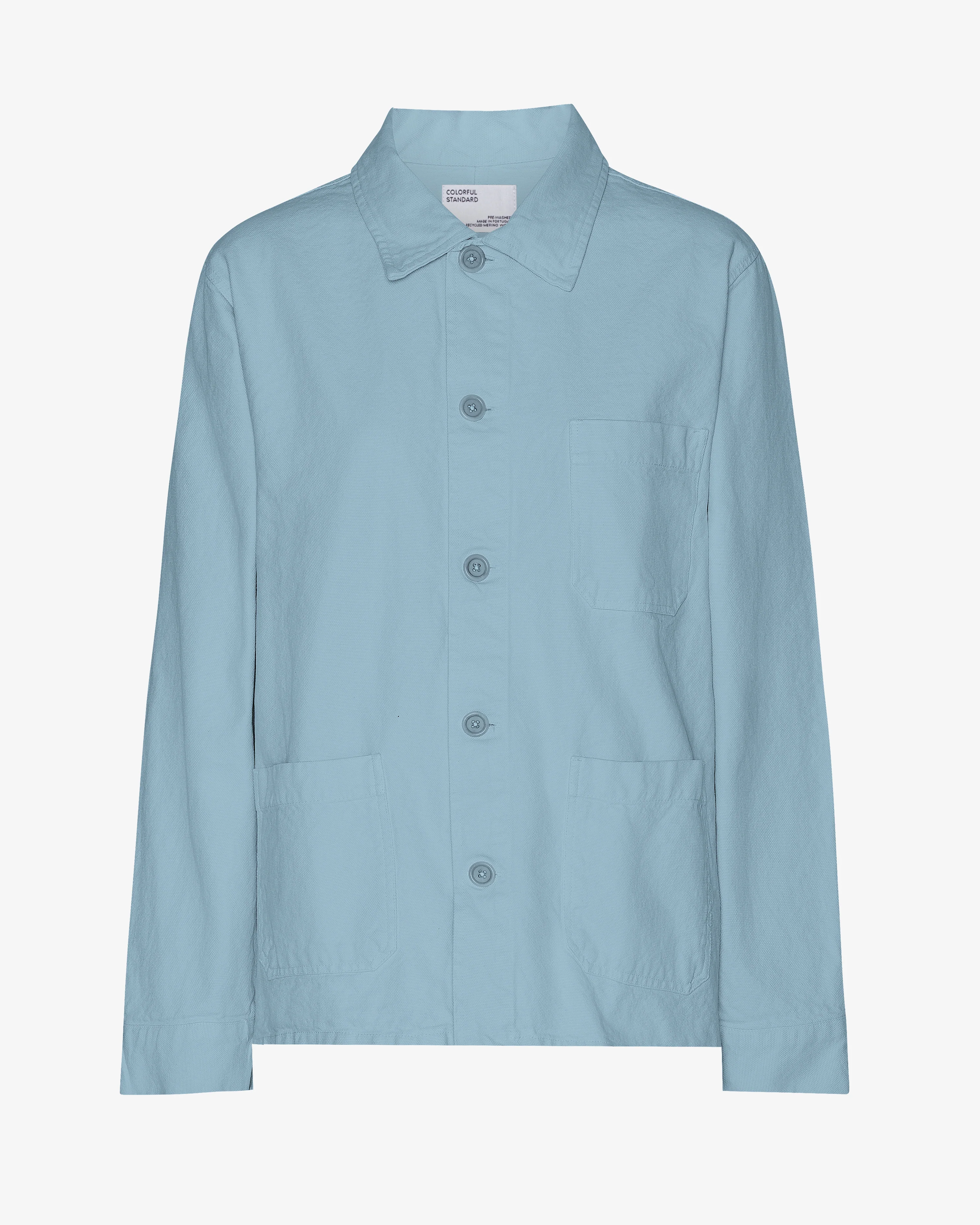 Organic Workwear Jacket - Seaside Blue