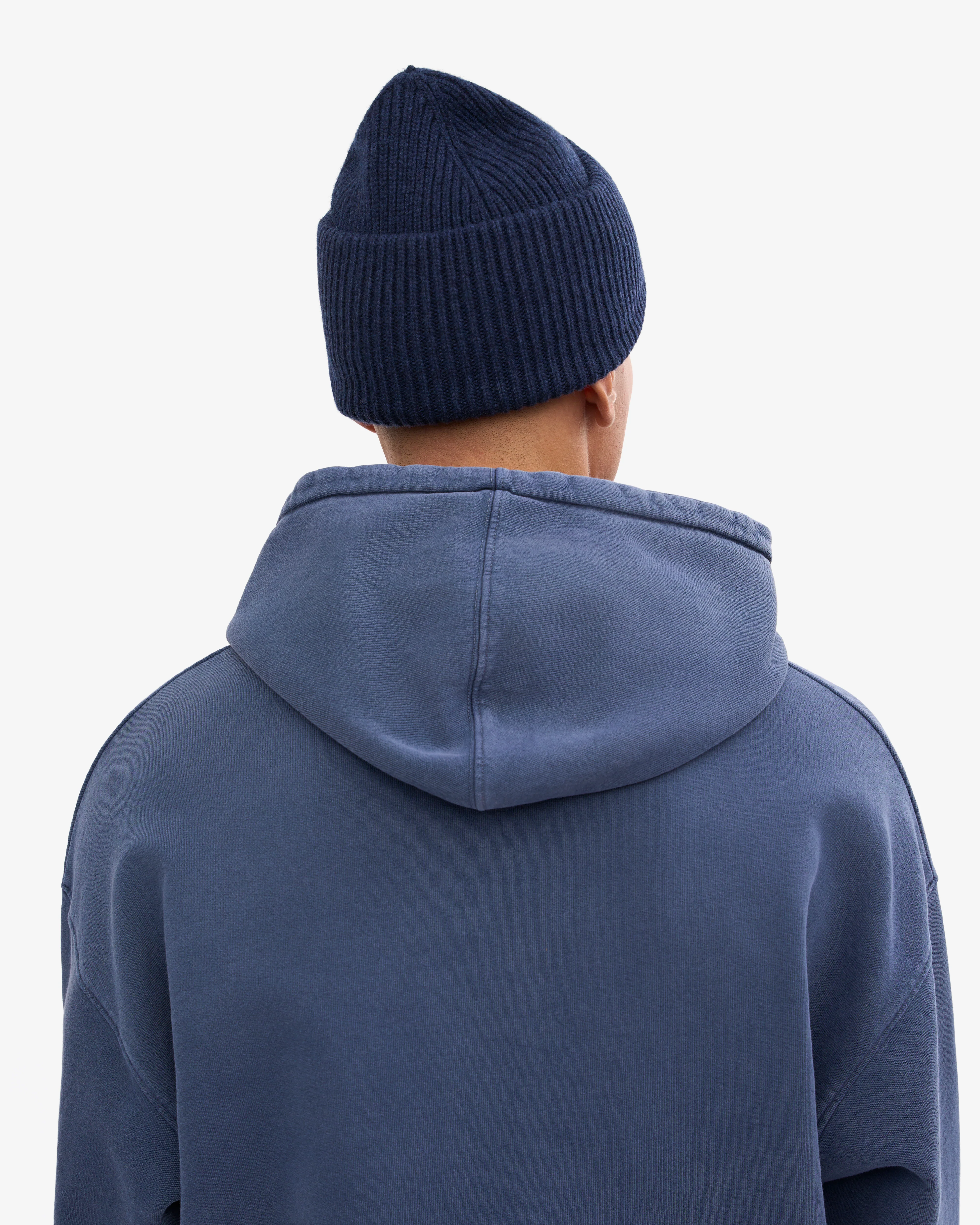 Merino Wool Hat - Marine Blue