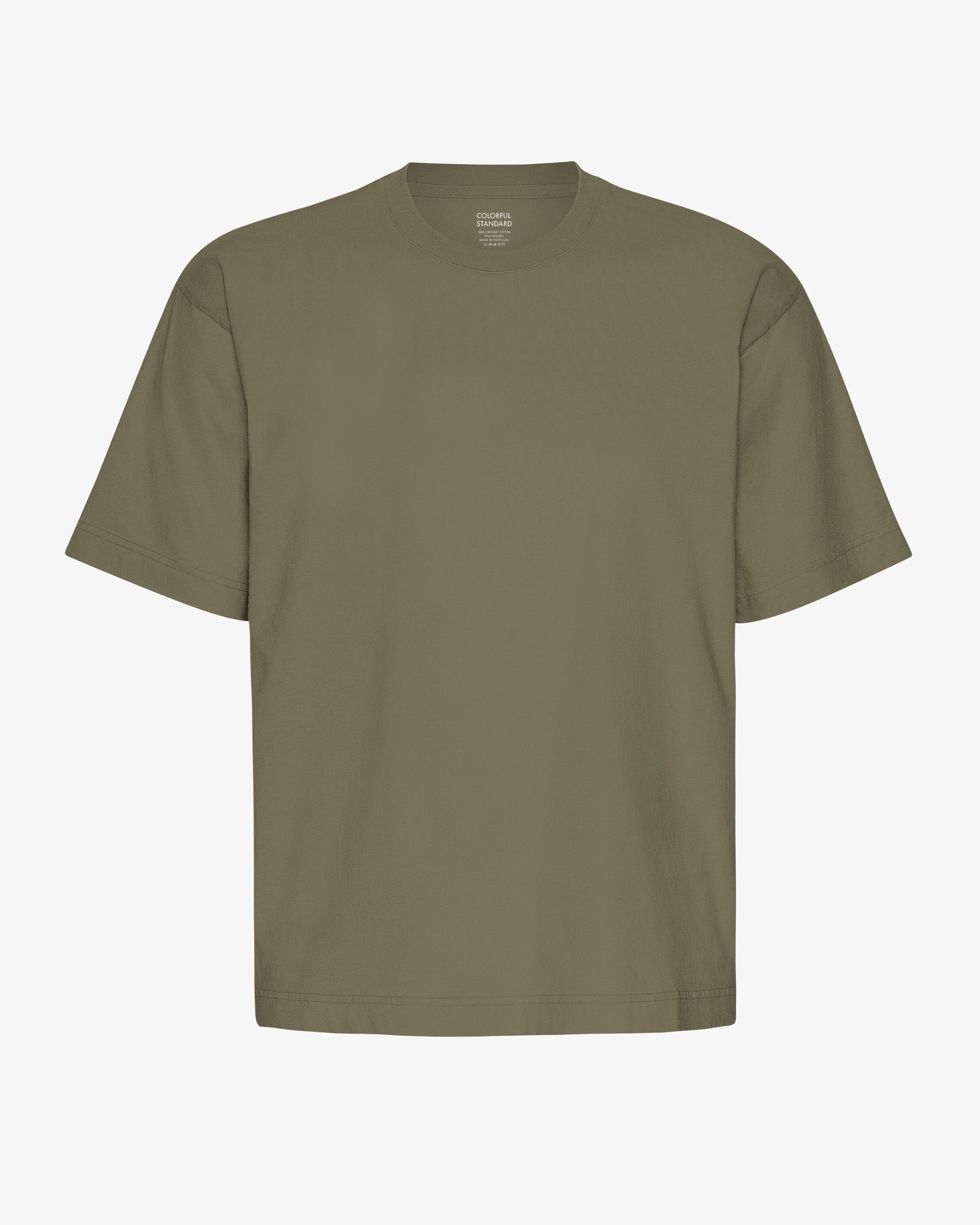 Oversized Organic T-Shirt - Dusty Olive