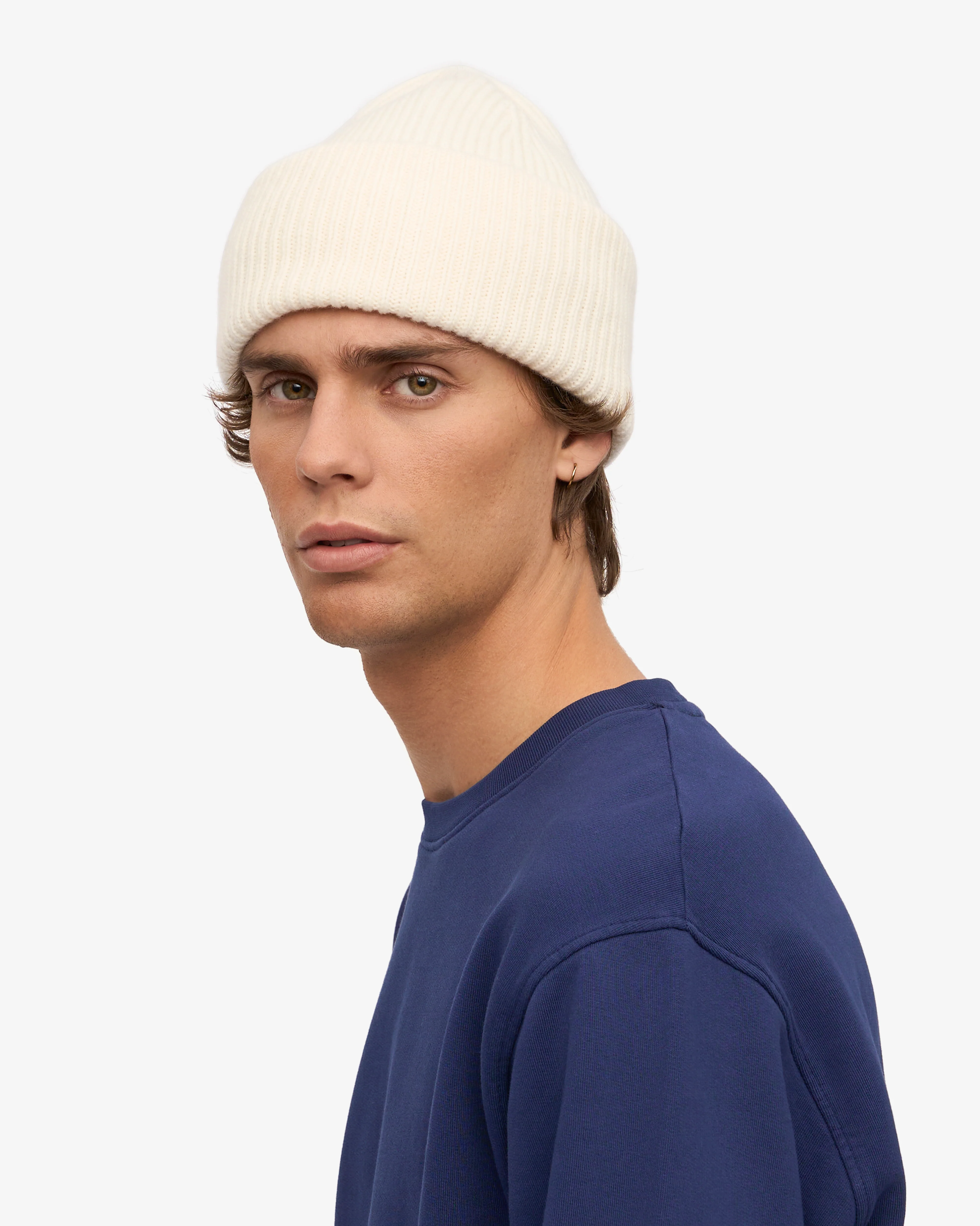 Merino Wool Hat - Optical White