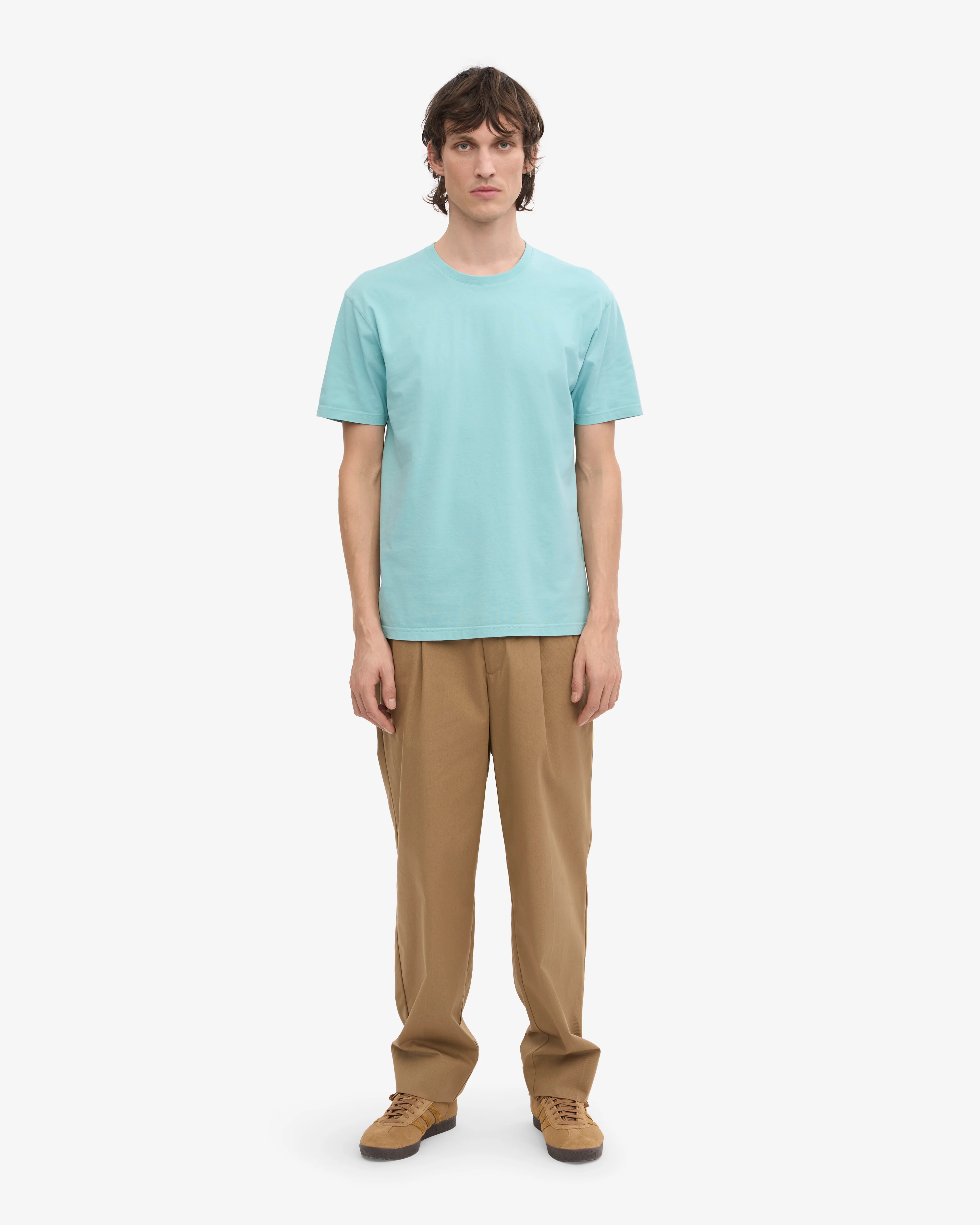 Classic Organic Tee - Teal Blue
