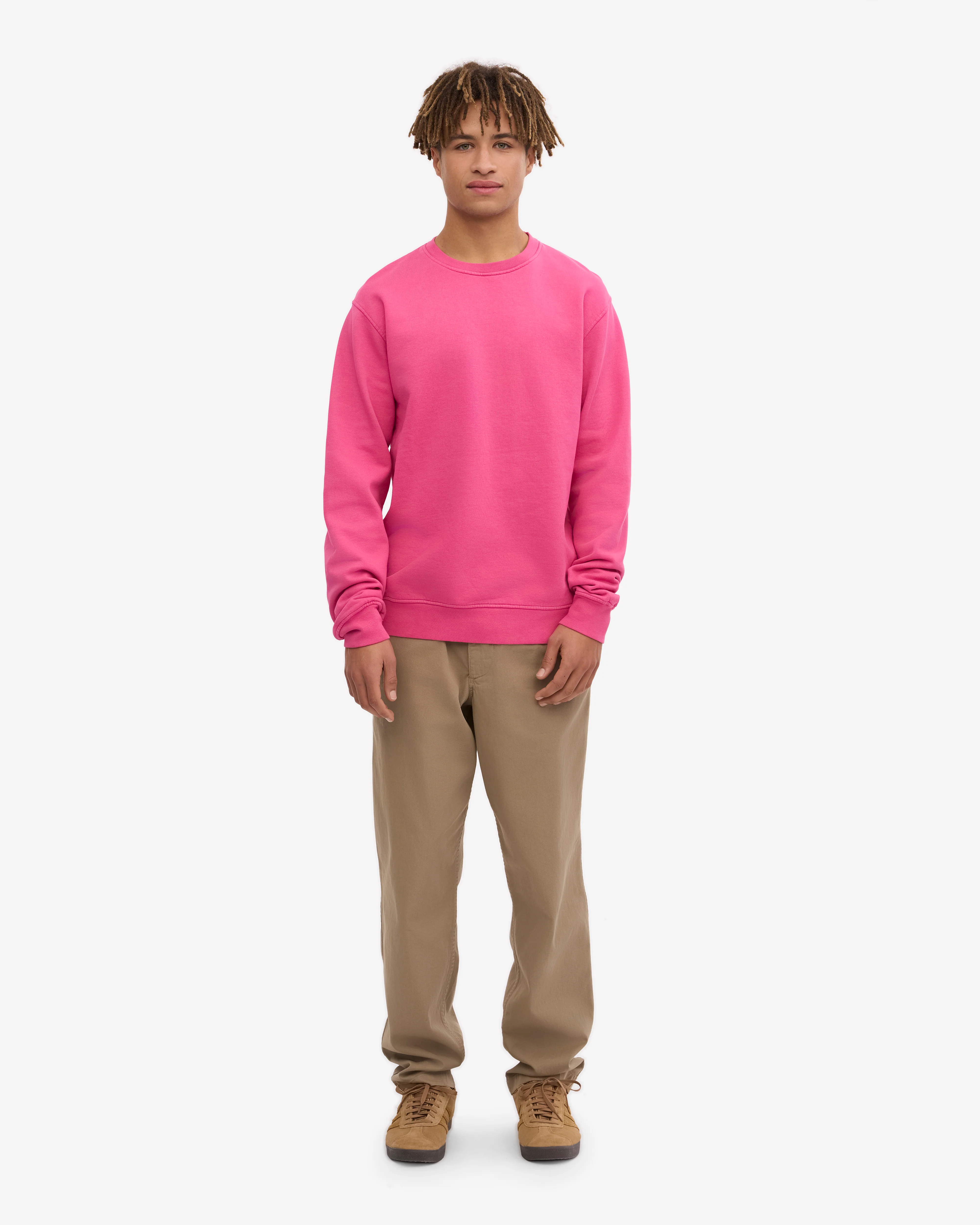 Classic Organic Crew - Bubblegum Pink