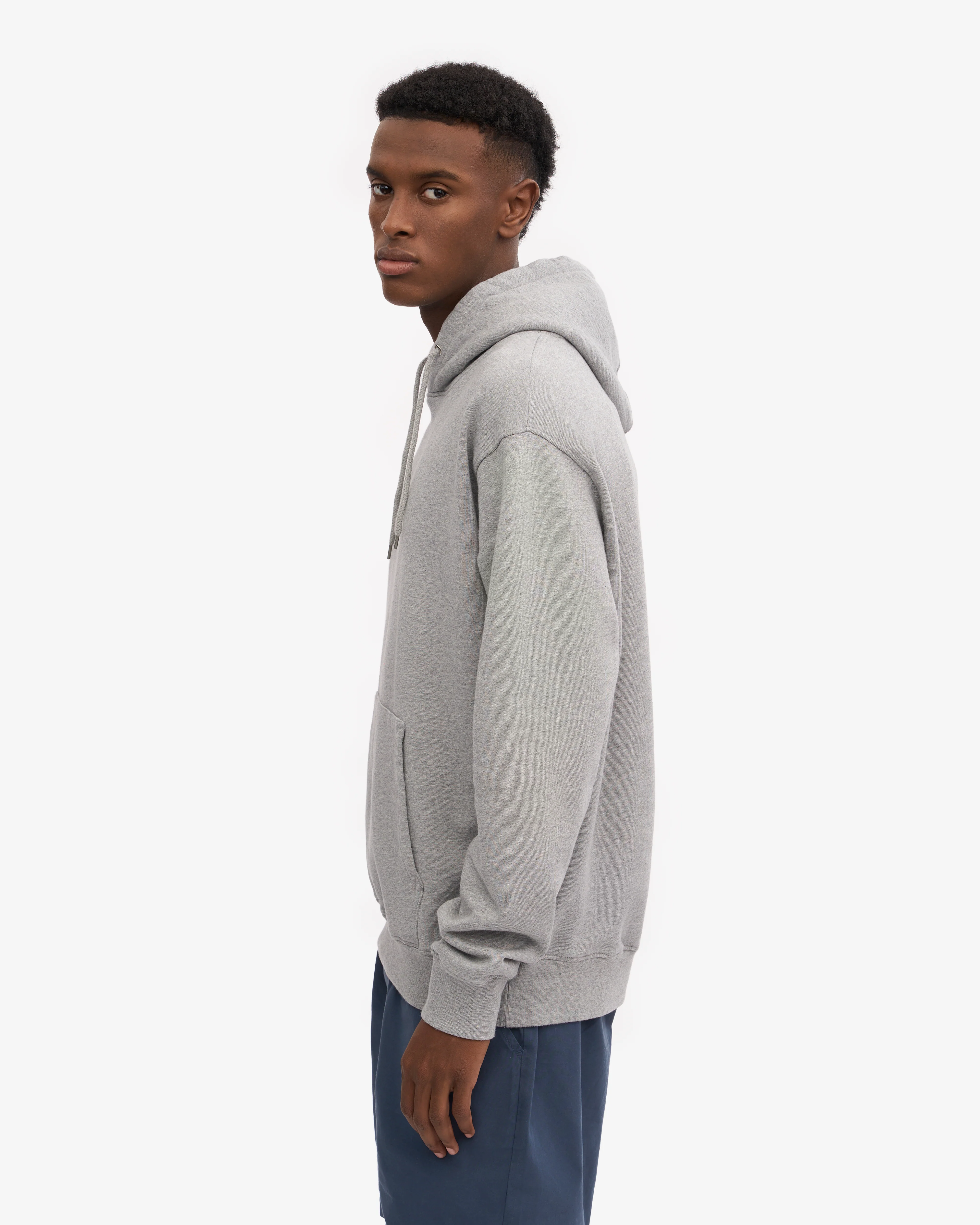 Classic Organic Hood - Heather Grey