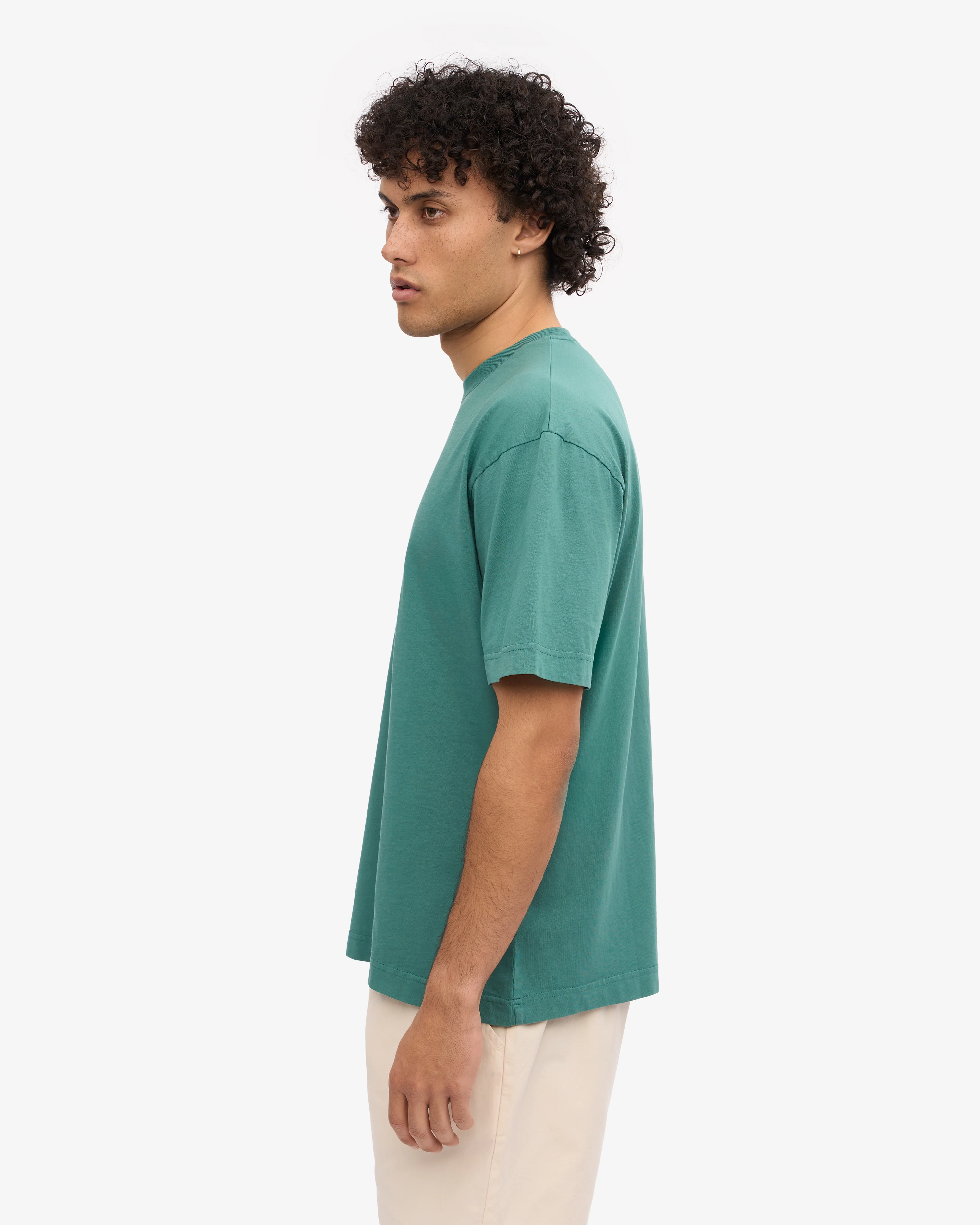Oversized Organic T-Shirt - Pine Green