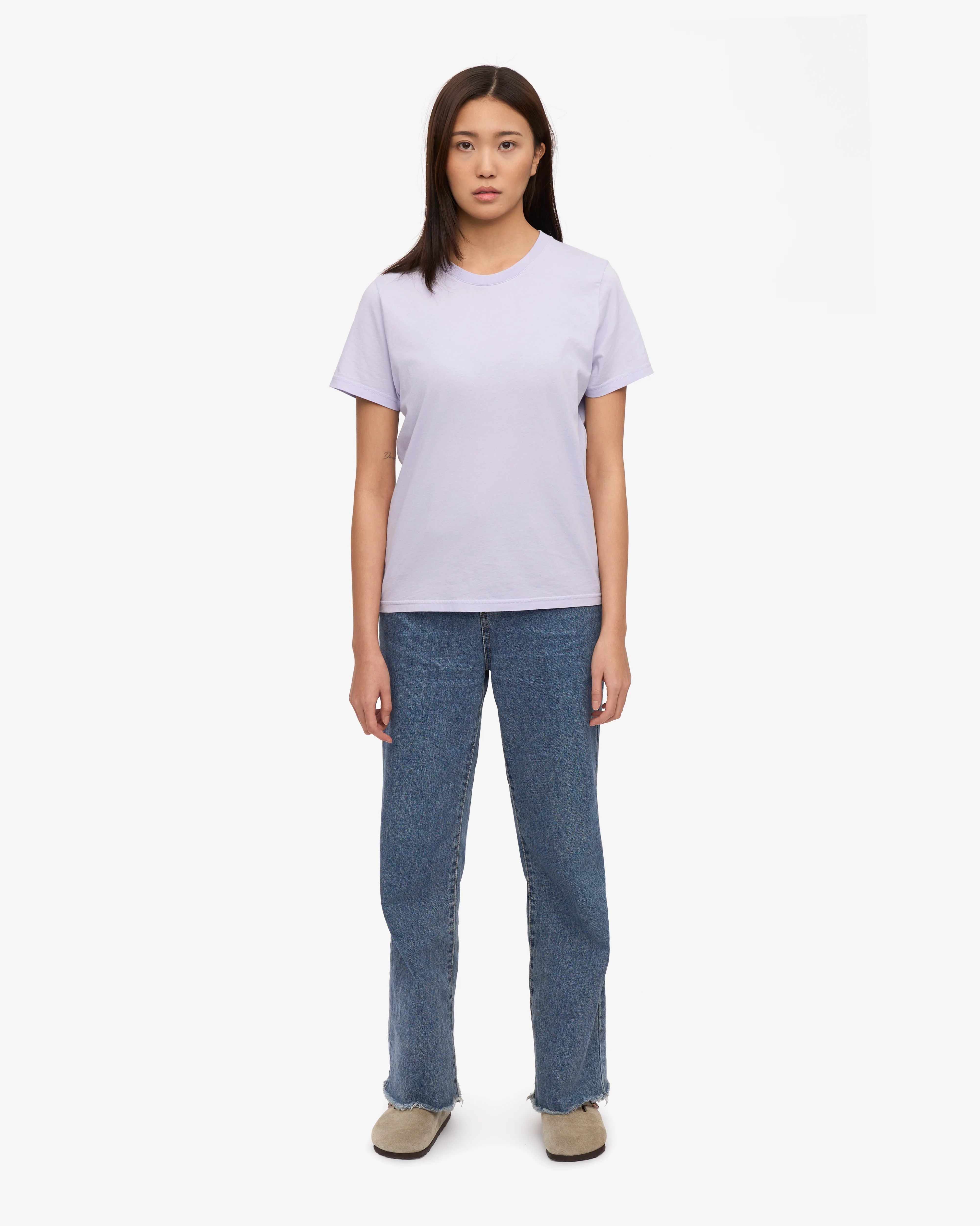 Women Light Organic Tee - Soft Lavender