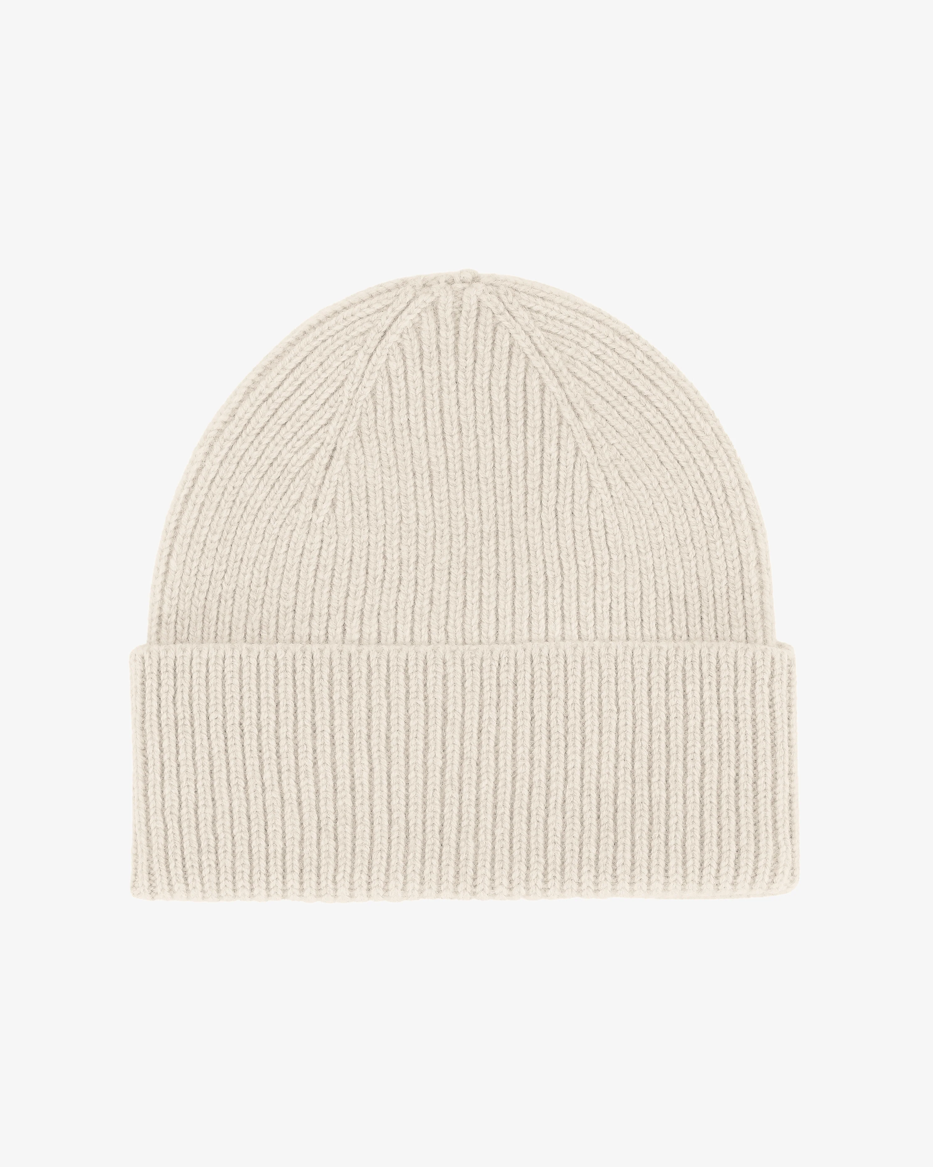 Merino Wool Beanie - Optical White
